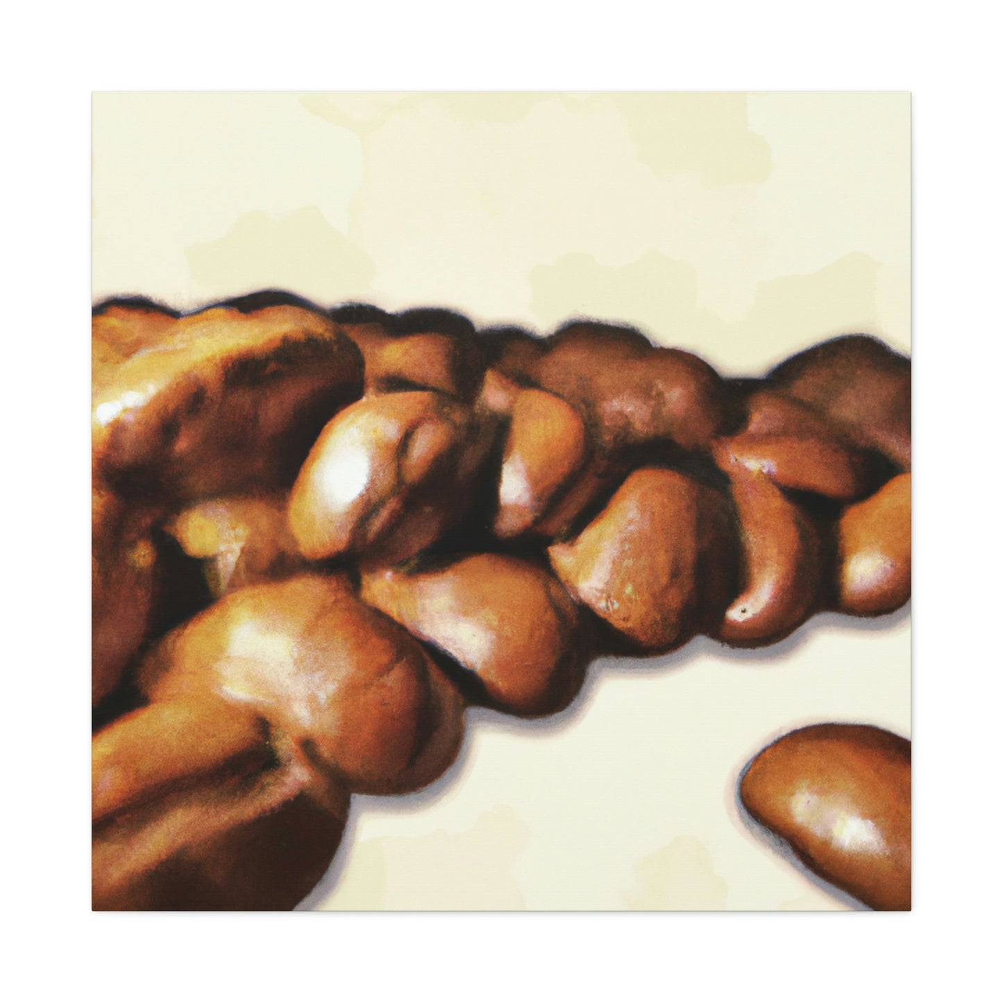 Coffee Beans in Neoclassicism - Canvas