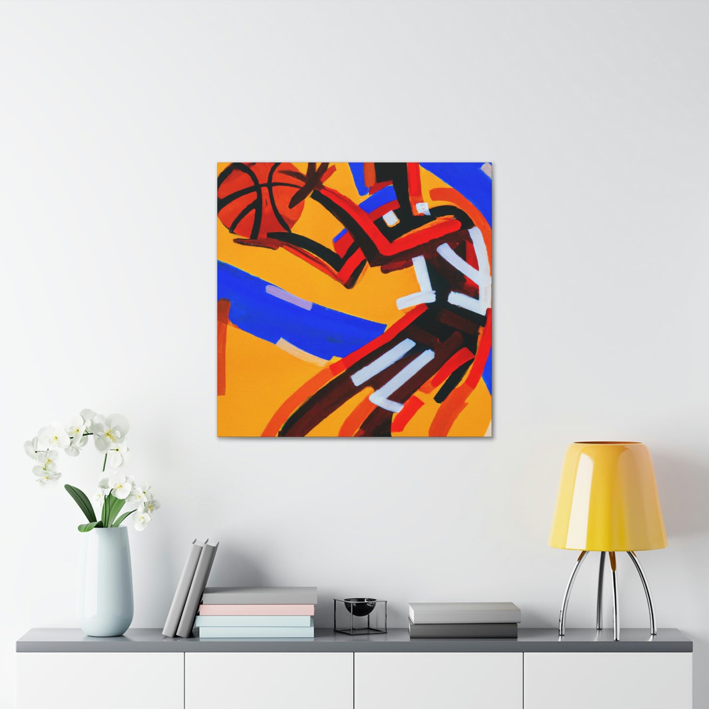 Basketball in Abstractions - Canvas