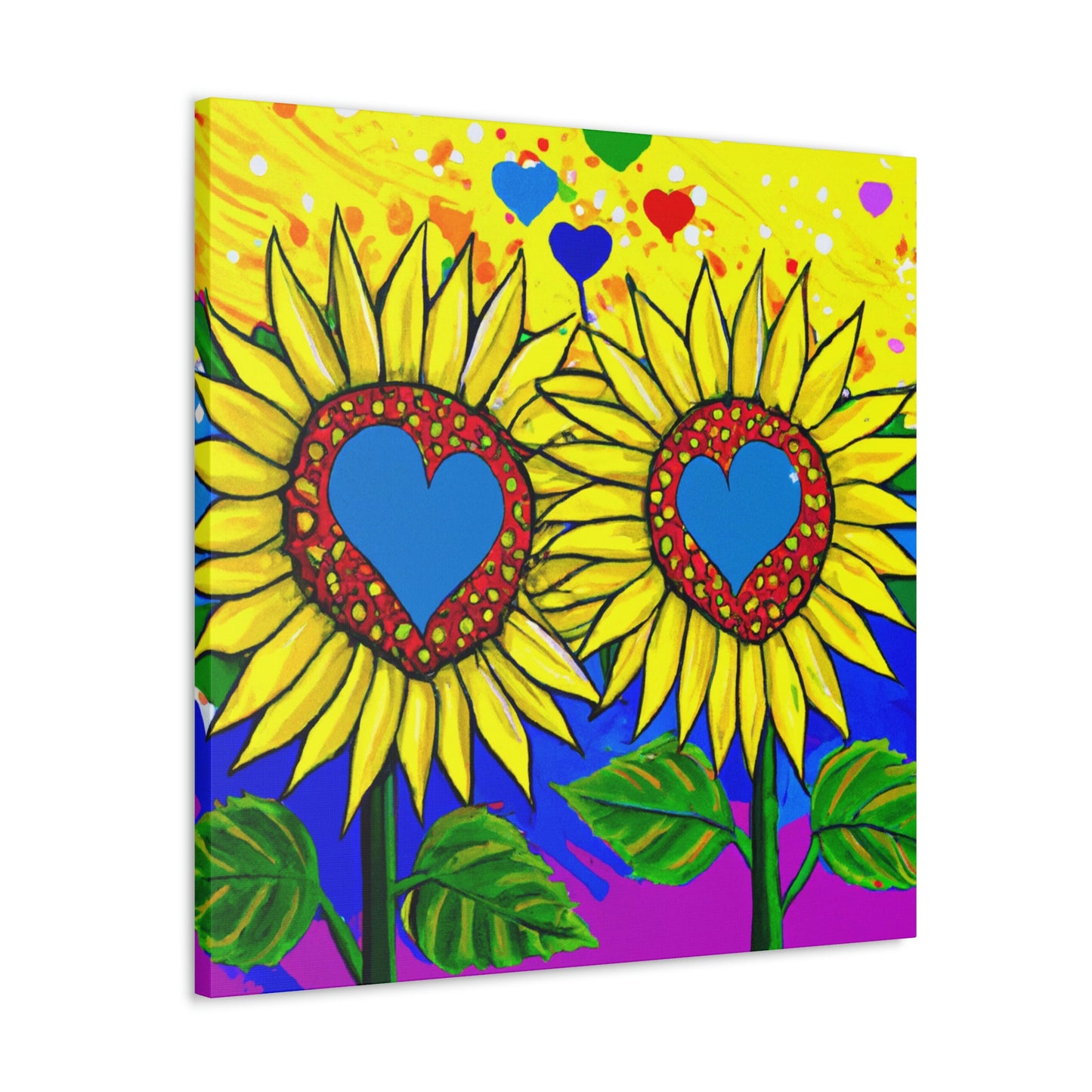 Love in Sunflowers - Canvas