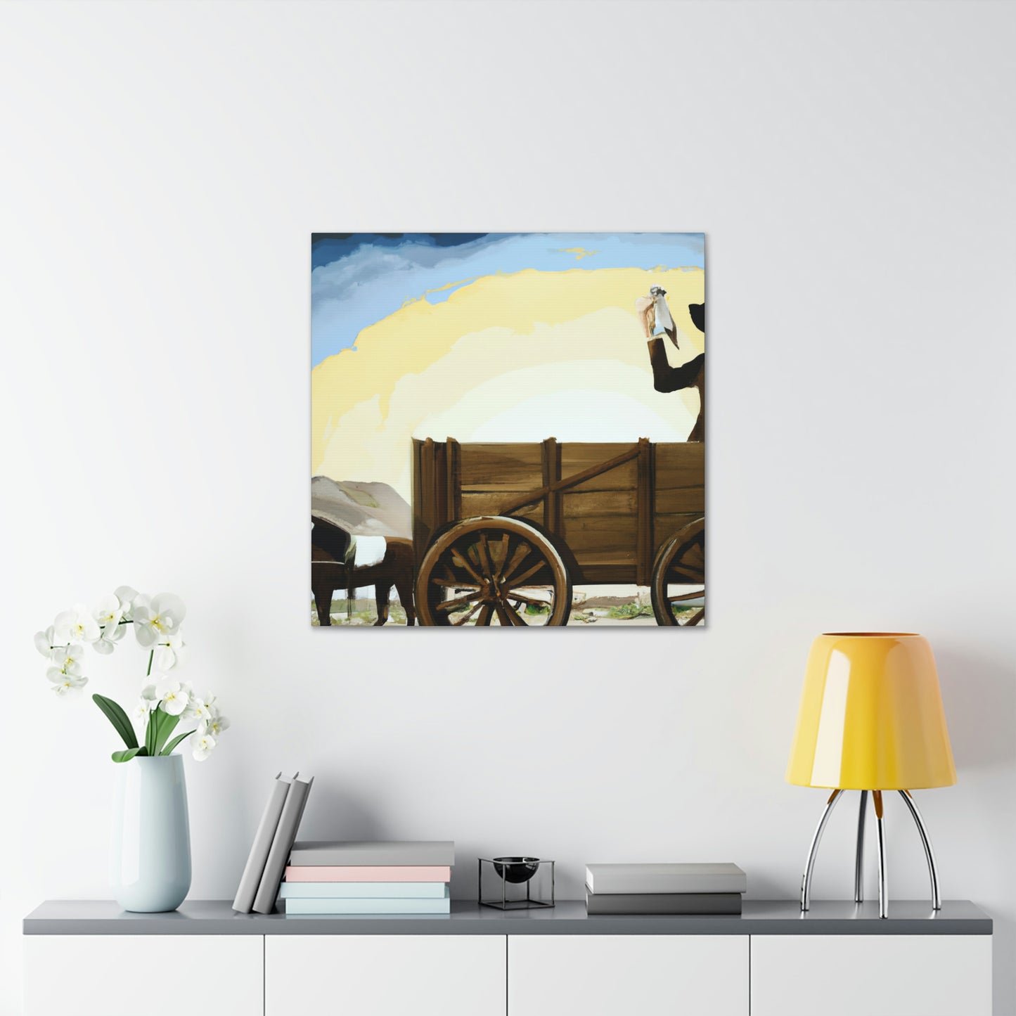 Old Cowpoke Memories - Canvas