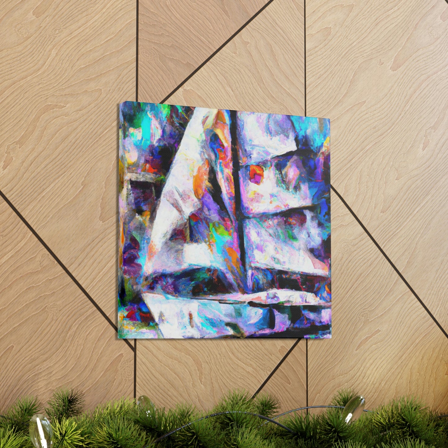 Sailboat in Abstraction - Canvas