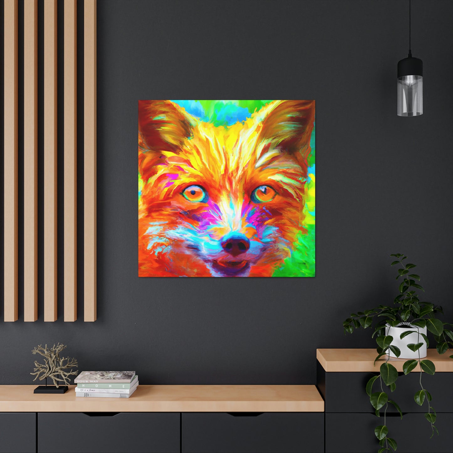 "The Dhole in Color" - Canvas