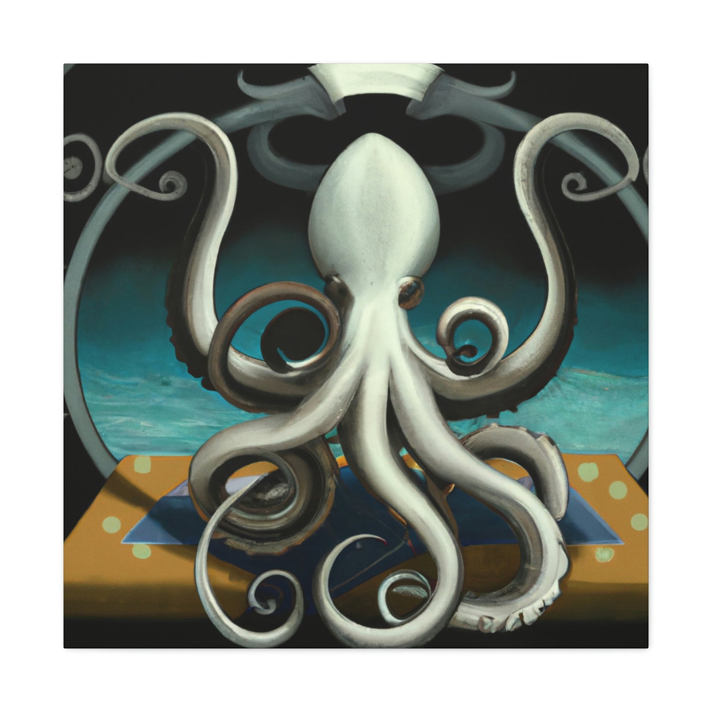 "Octopus at Dusk Dusk" - Canvas