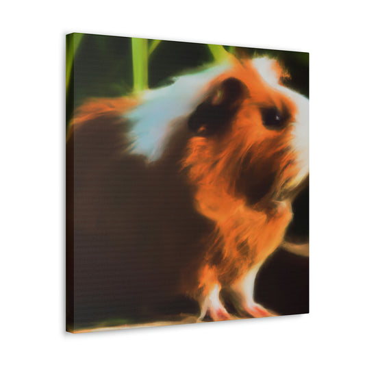 "Furry Guinea Friendship". - Canvas