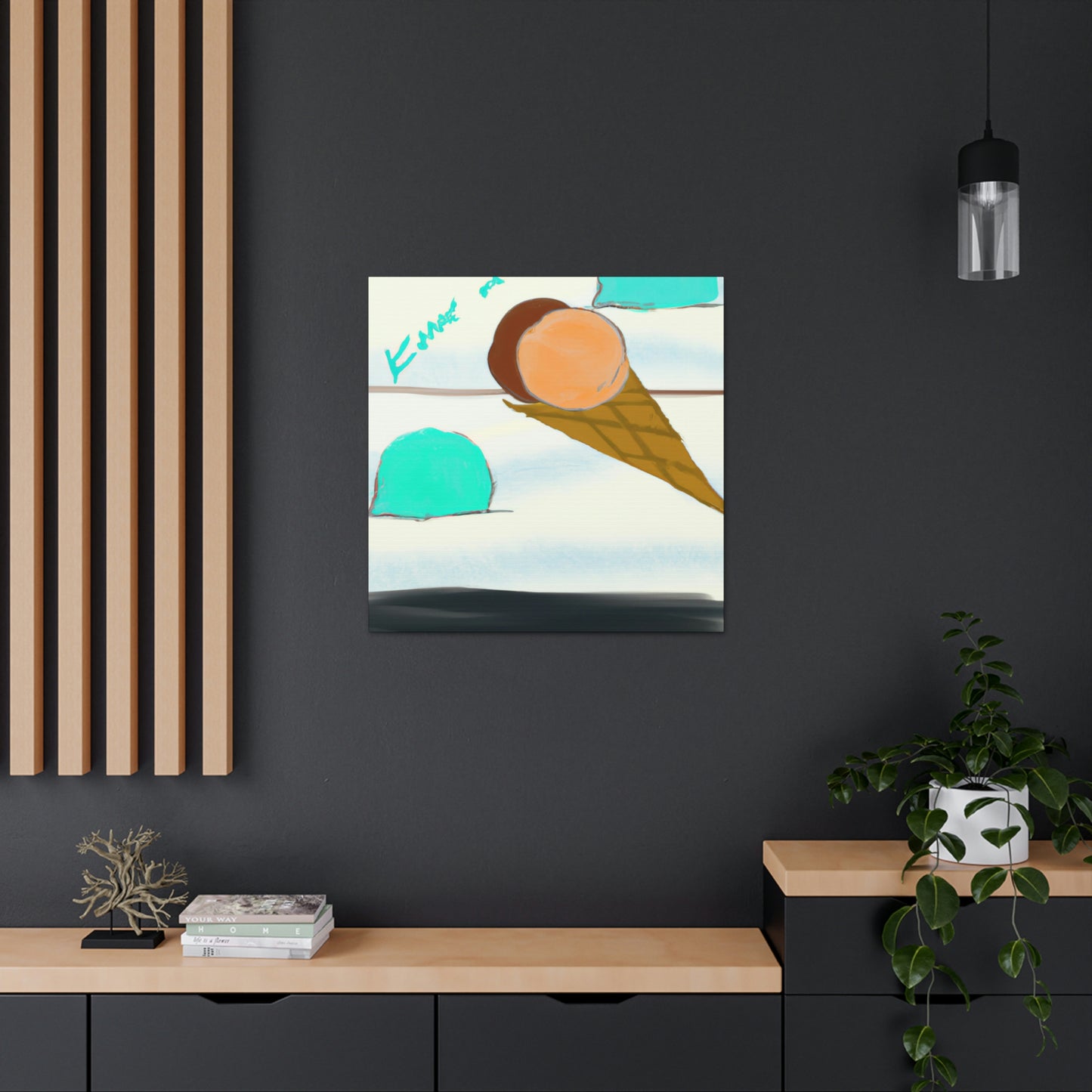 "Ice Cream Escape” - Canvas