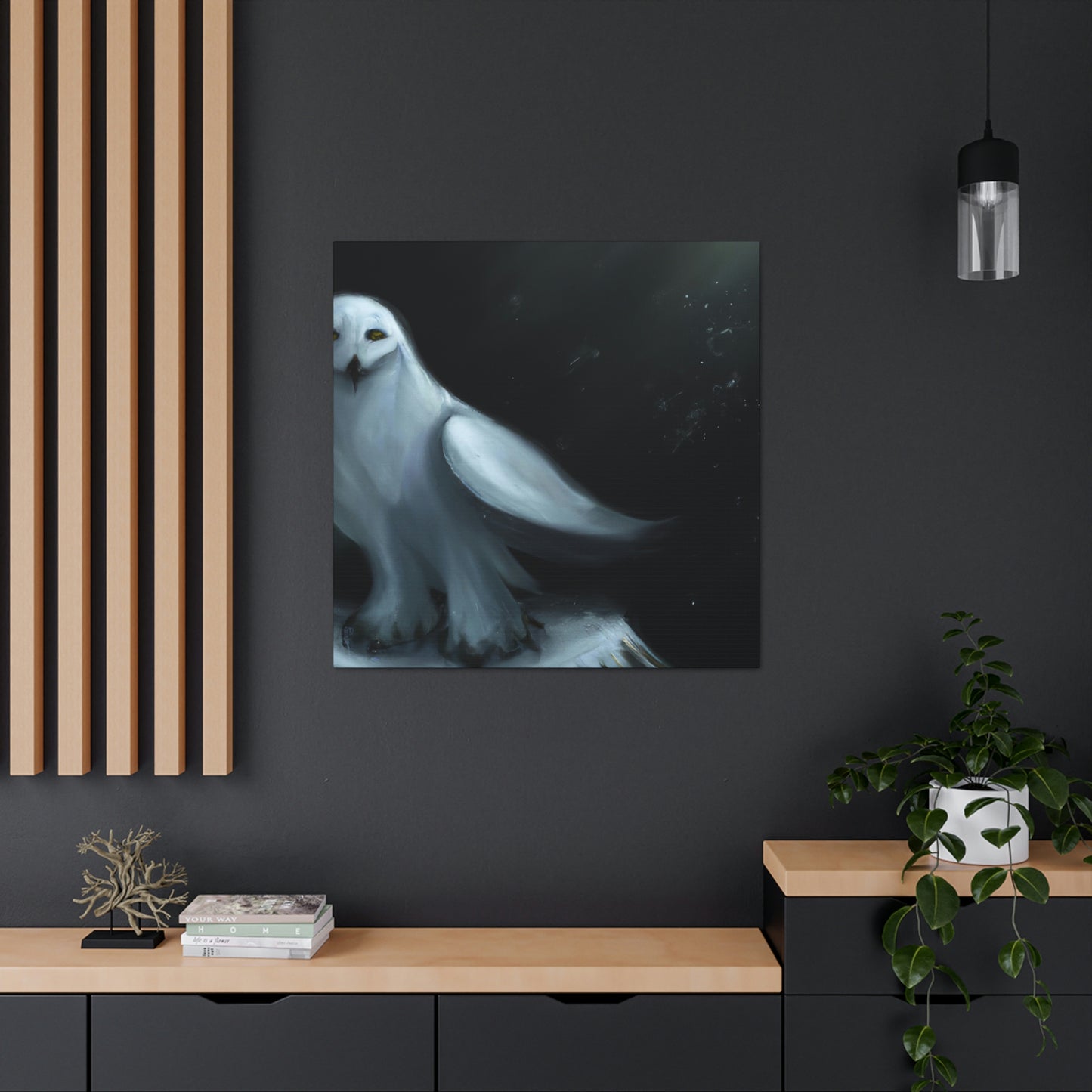 Winter's Majestic Owl - Canvas