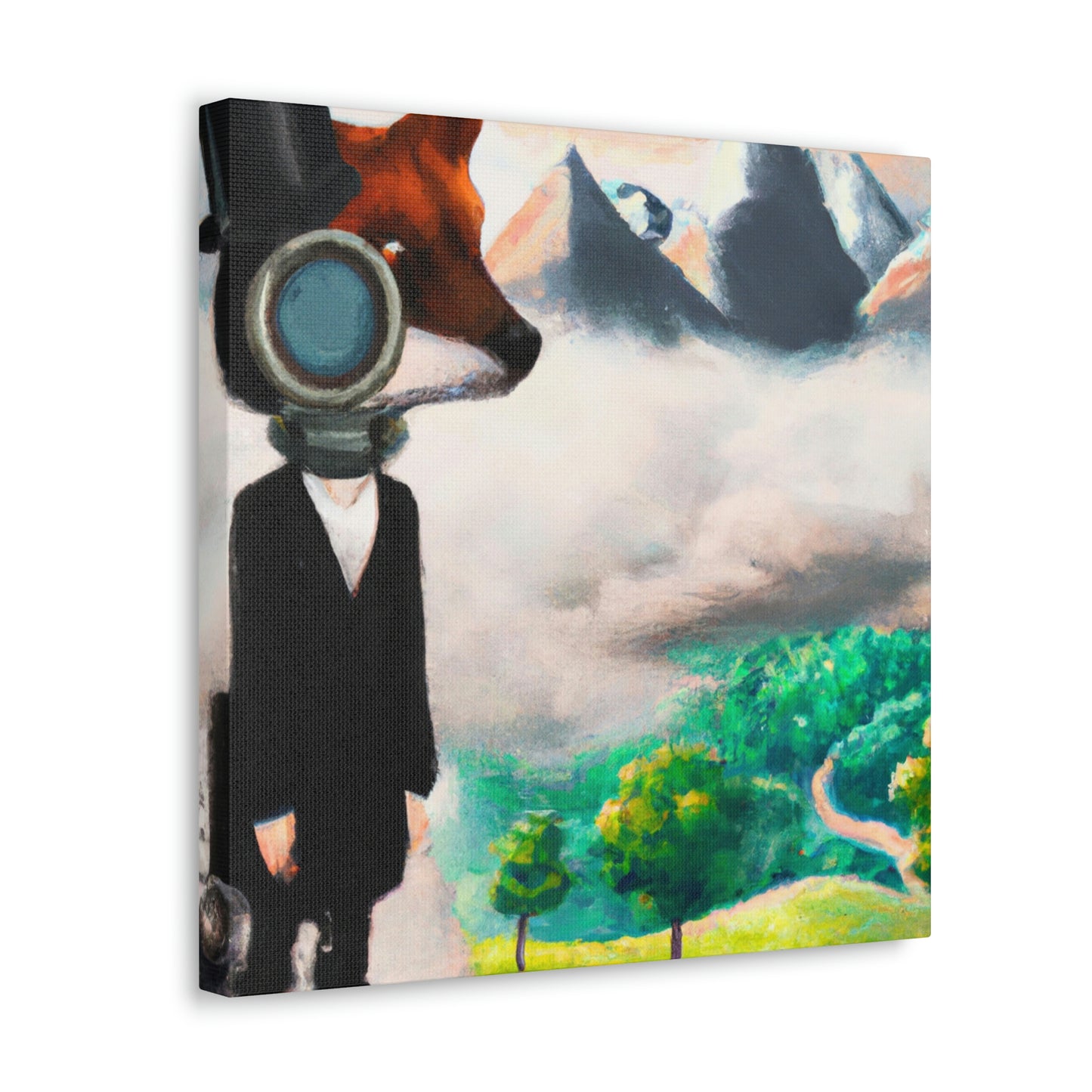 "Steampunk Skunk Unbound" - Canvas