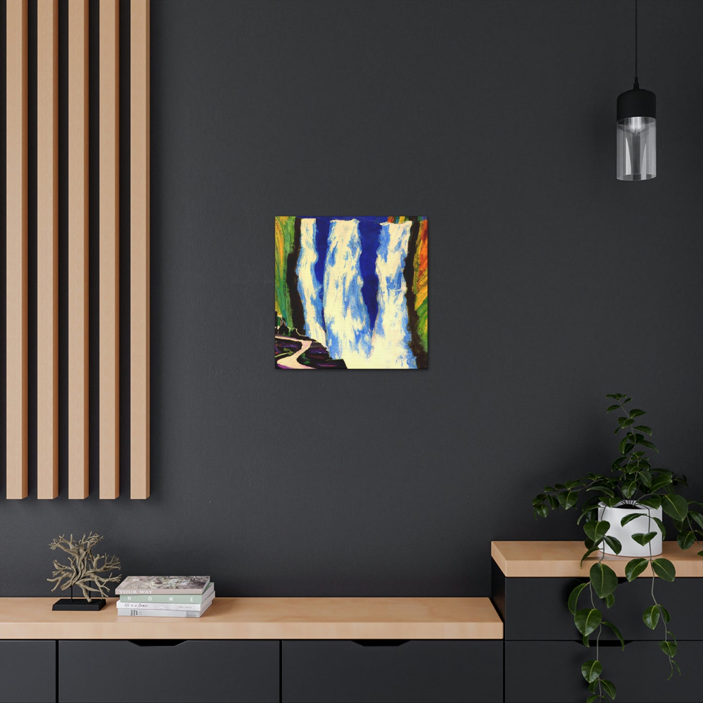 Thundering Water Plunge - Canvas