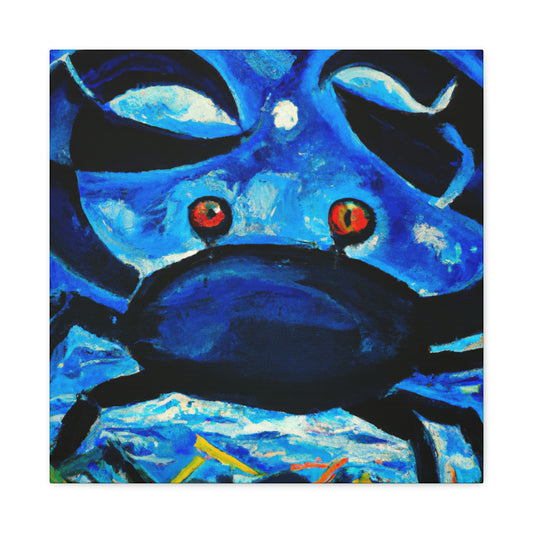 Crab March Expressionism - Canvas