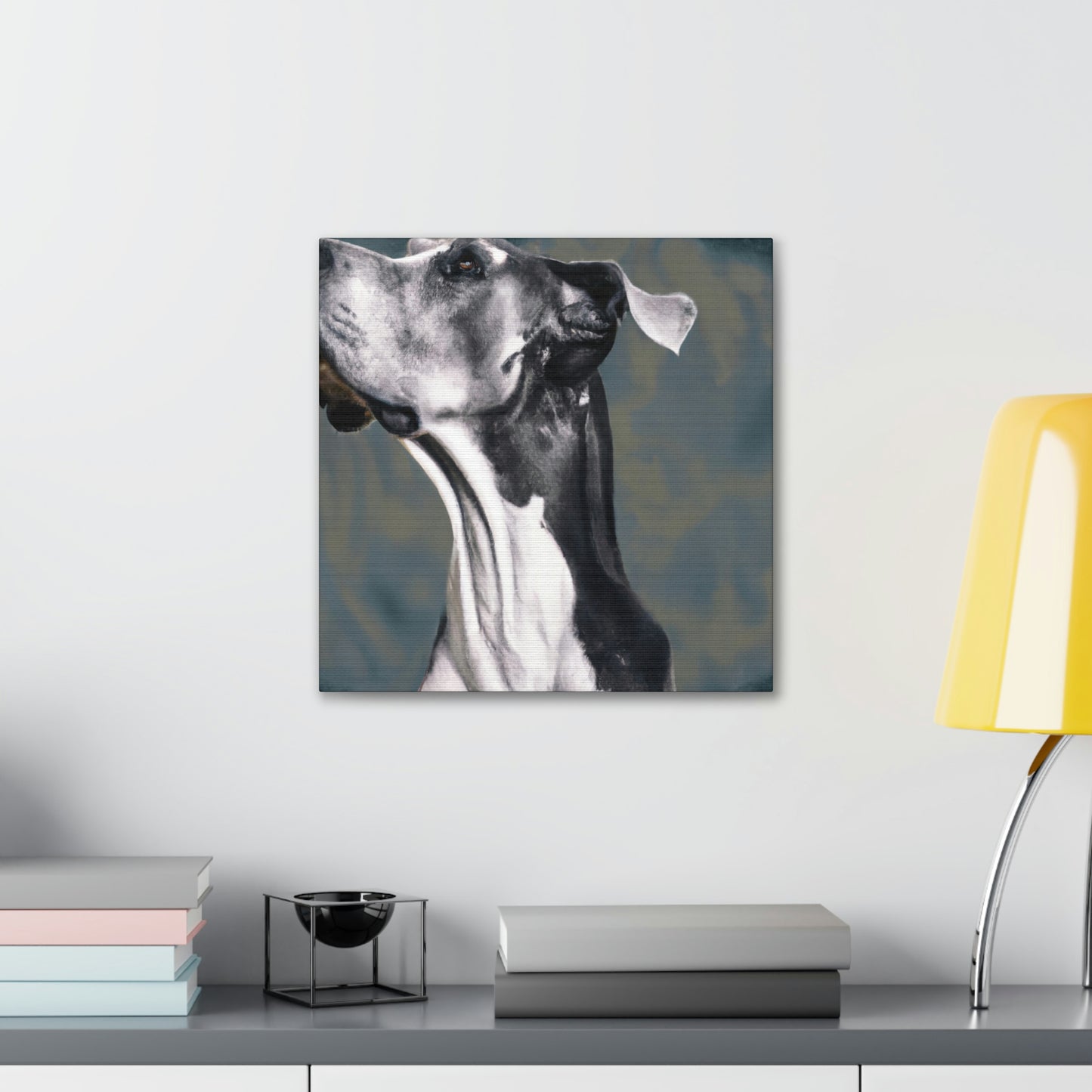 "Great Dane in Baroque" - Canvas