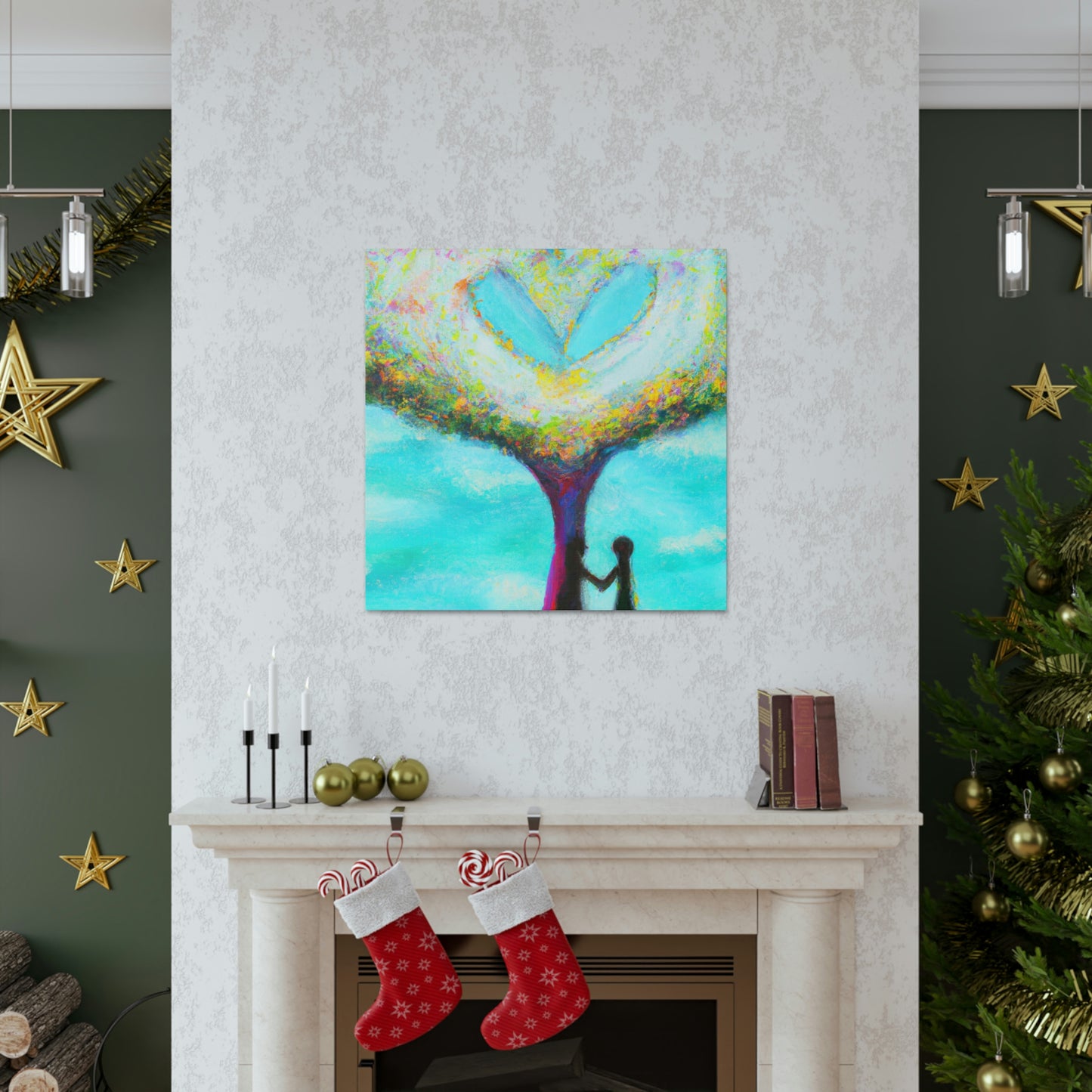 "Love Tree Abstracted" - Canvas