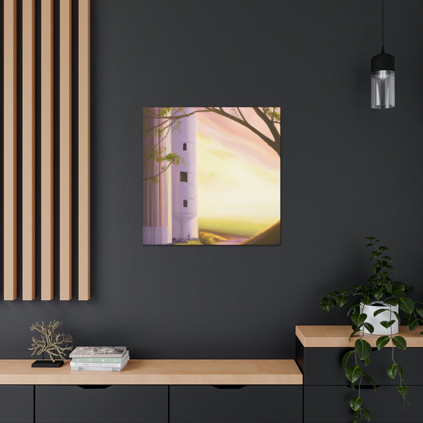 Silo In Splendor - Canvas