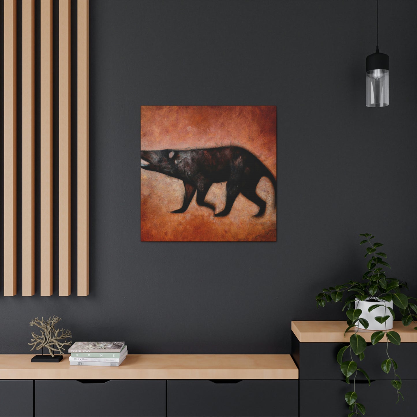 "Tasmanian Devil: Abstract" - Canvas