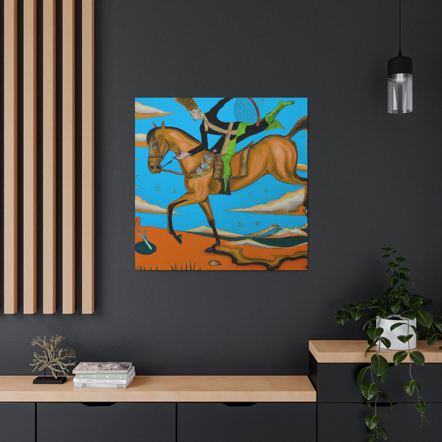 Cavalryman's Dream Vision - Canvas