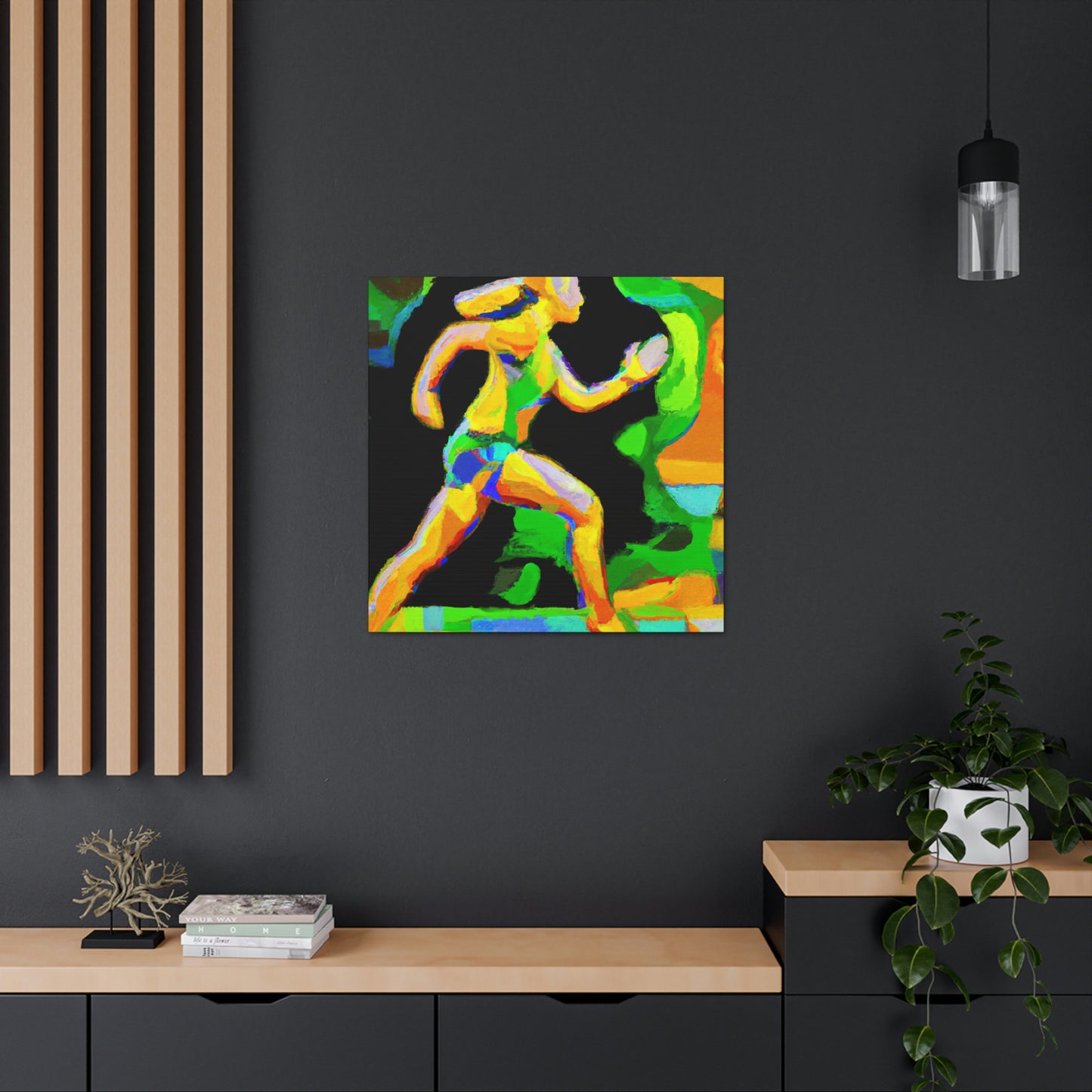 Run: An Abstract Concept - Canvas