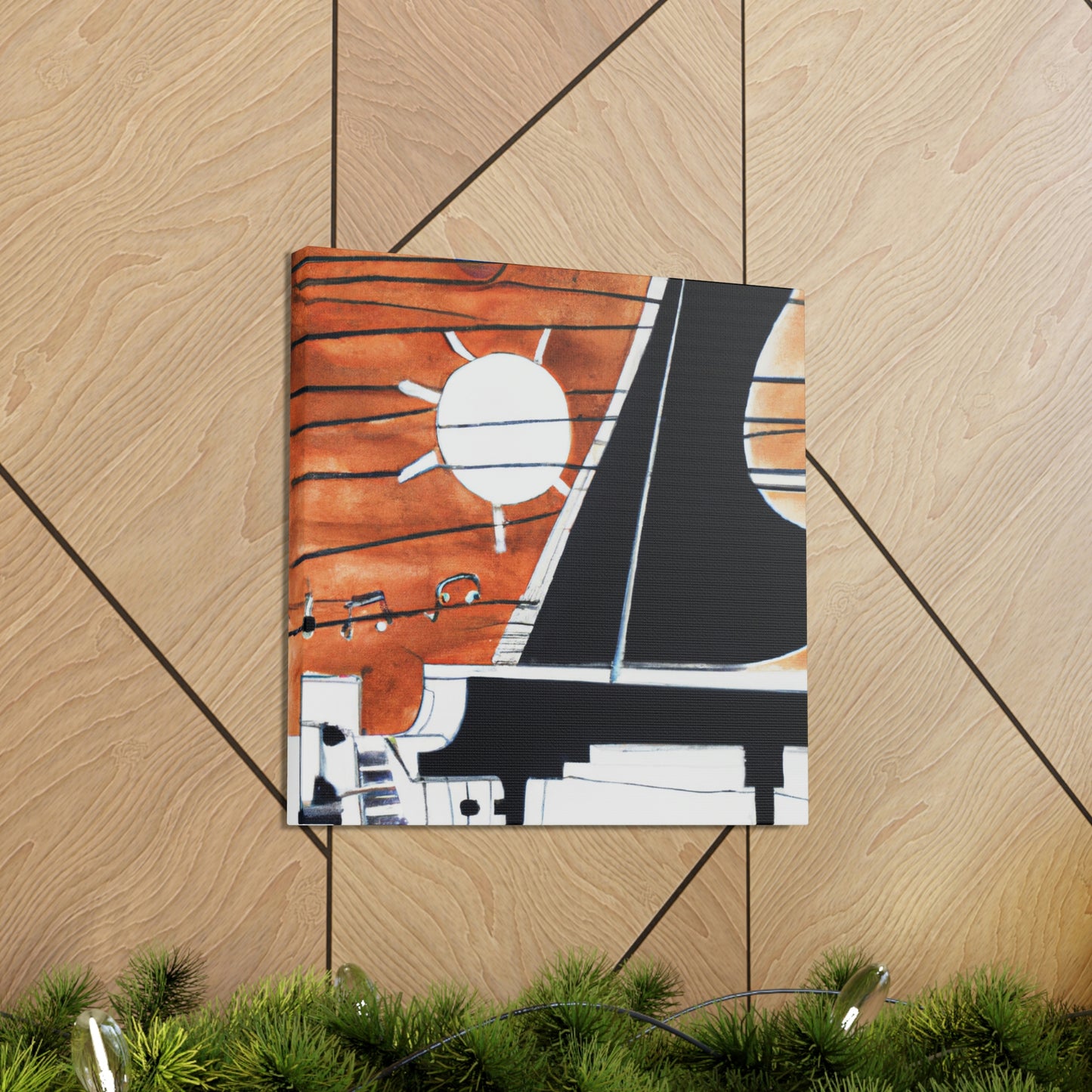 "Piano at Midnight Sonata" - Canvas