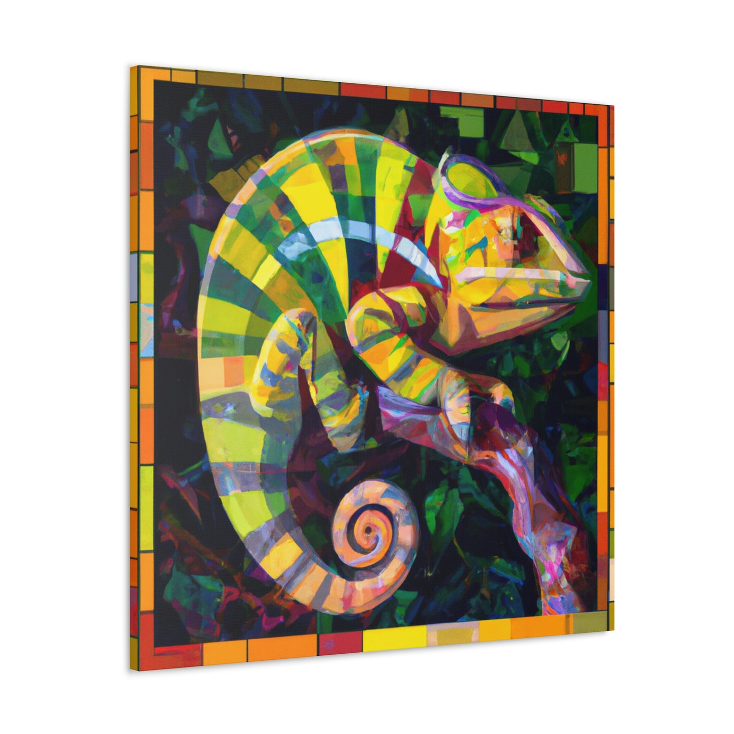 Veiled Chameleon Prism - Canvas