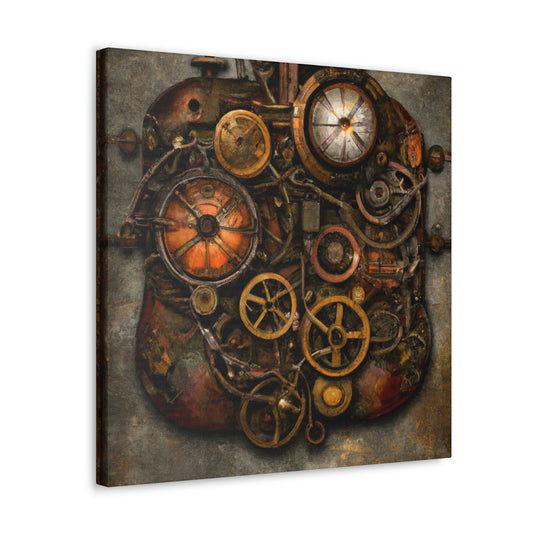 Clockwork Cloudscape Dreaming - Canvas