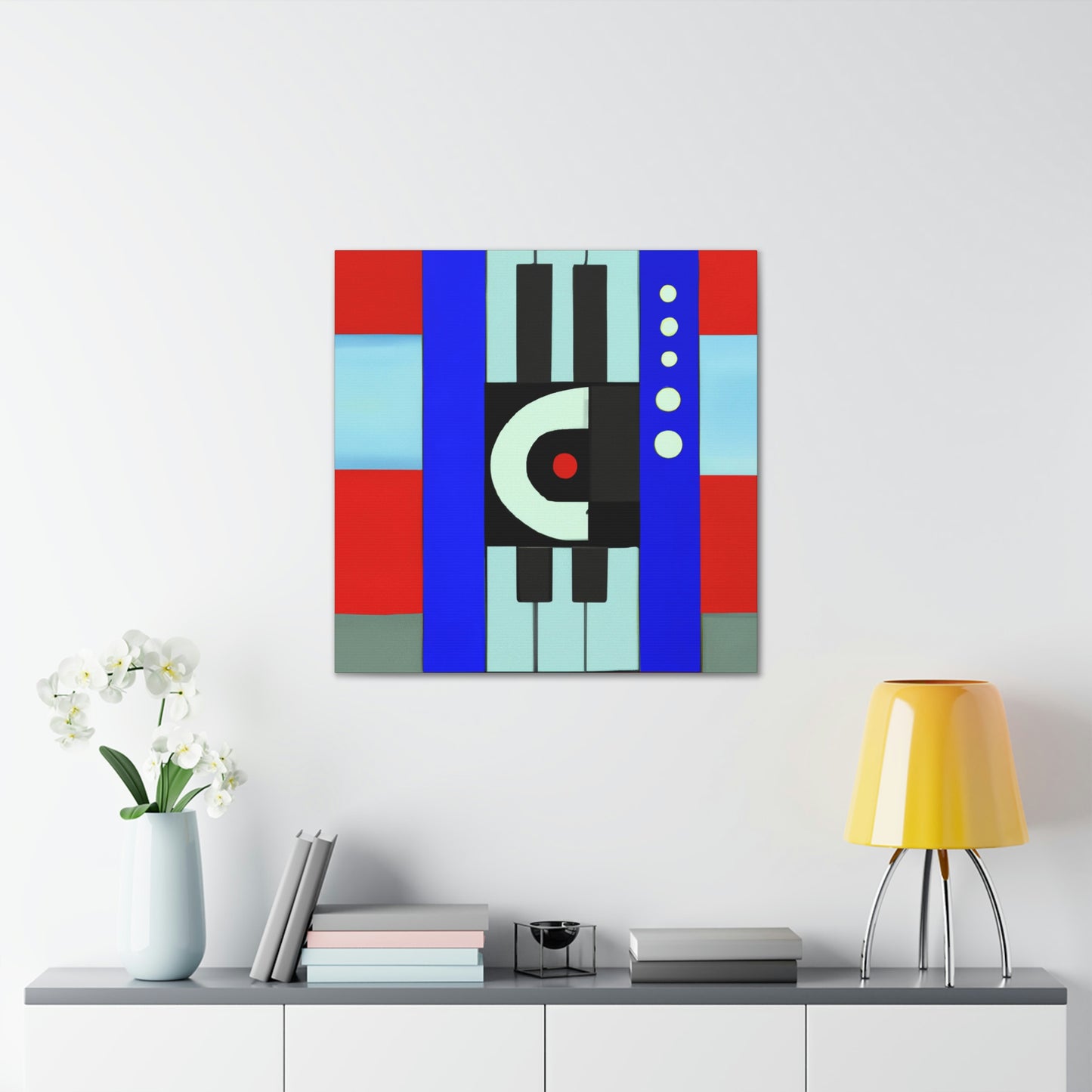 "Harmonica Simplicity Sythesized" - Canvas