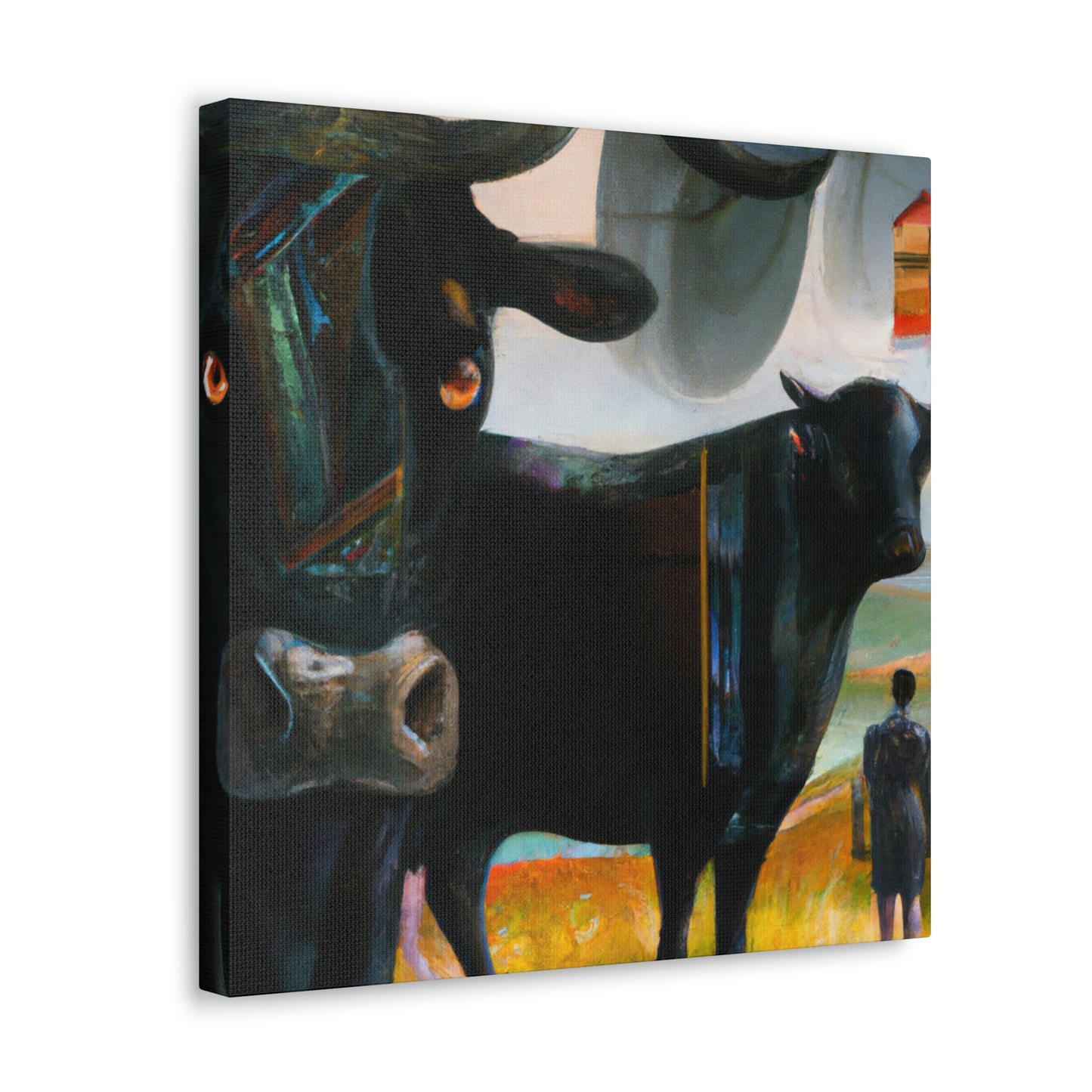 "Black Angus Dreamscape" - Canvas