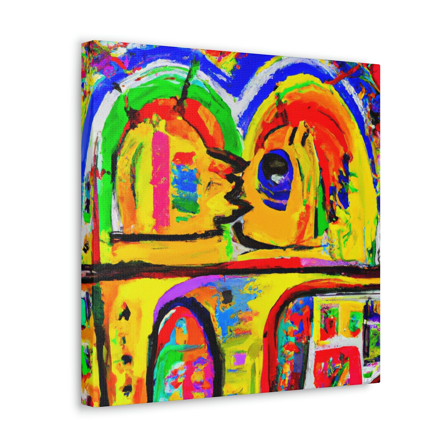 Love's Rainbow Bridge - Canvas