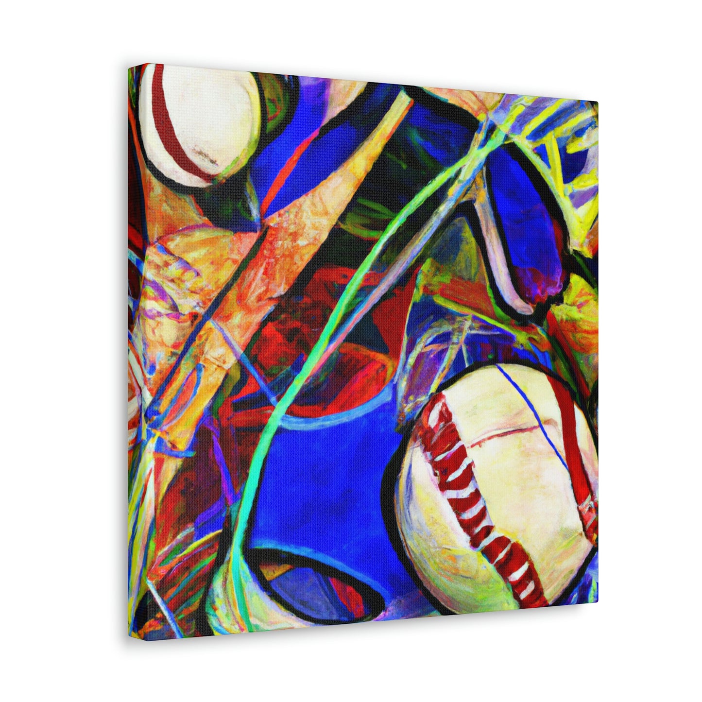 "Baseball: Expressionist Vision" - Canvas