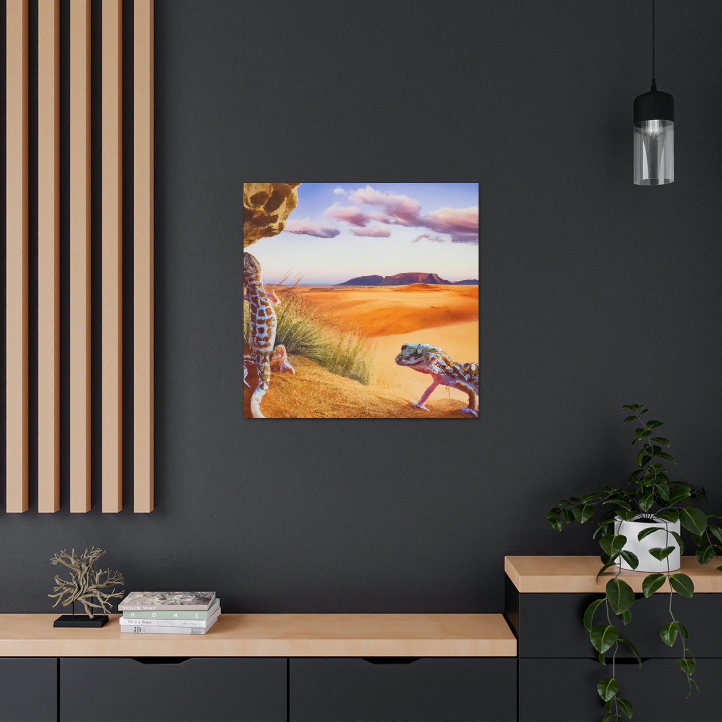 Dreamy Leopard Gecko - Canvas