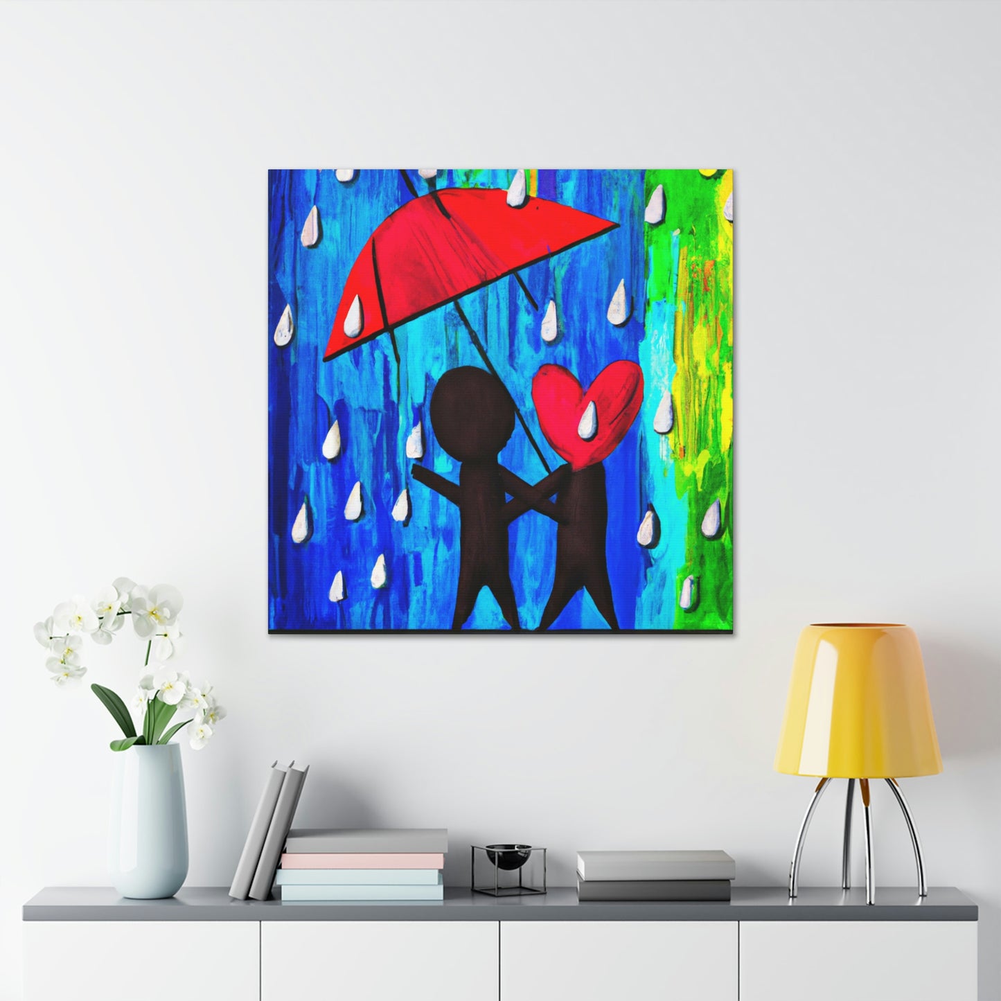 Love in the Rain - Canvas