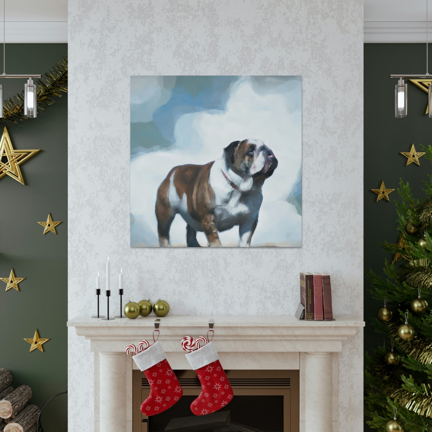 "English Bulldog Simplicity" - Canvas