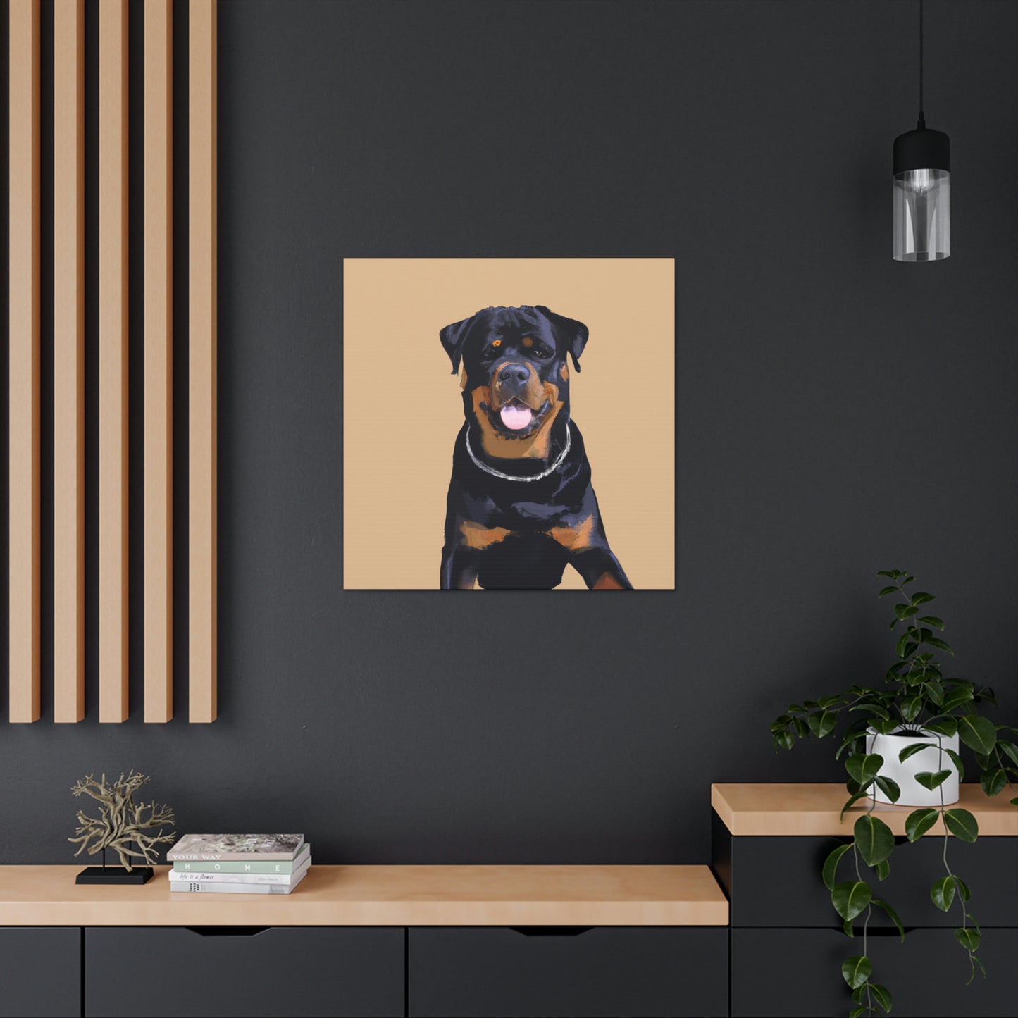 "Rottweiler in Simplicity" - Canvas