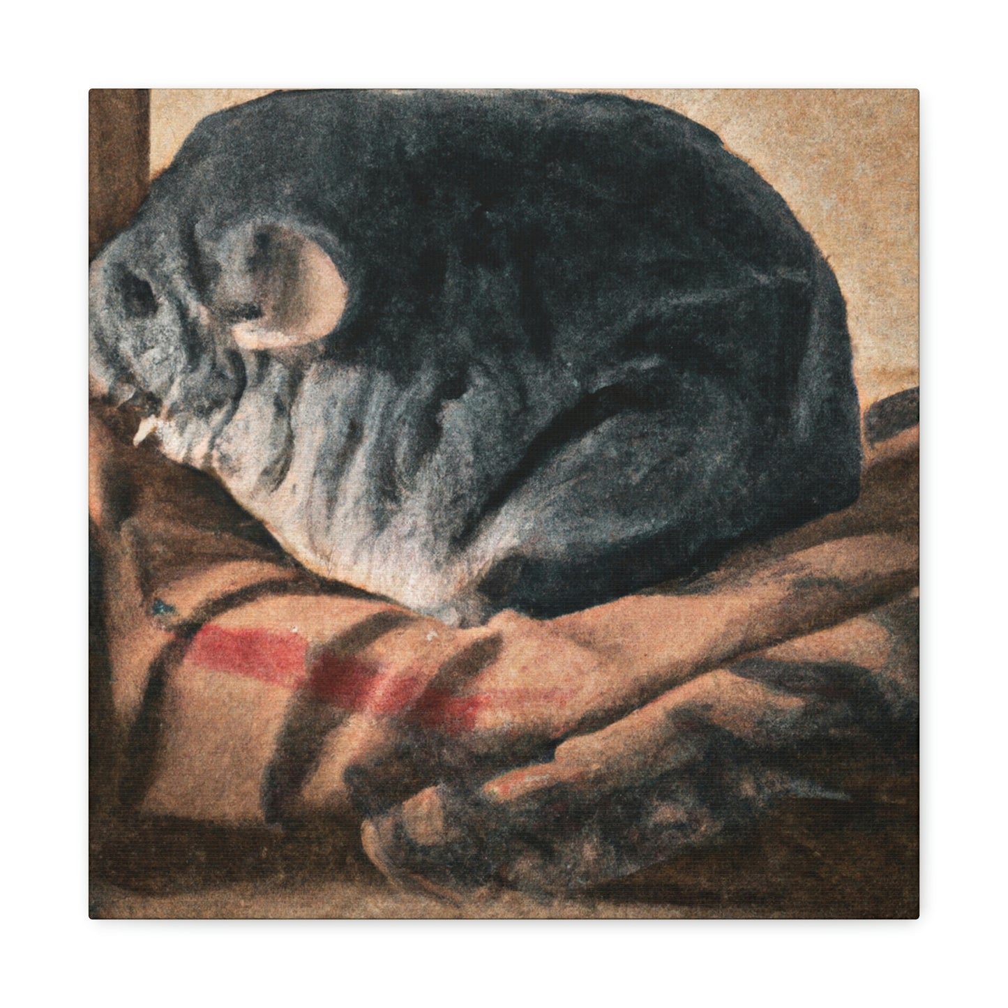 "Chinchilla in Dreamscapes" - Canvas