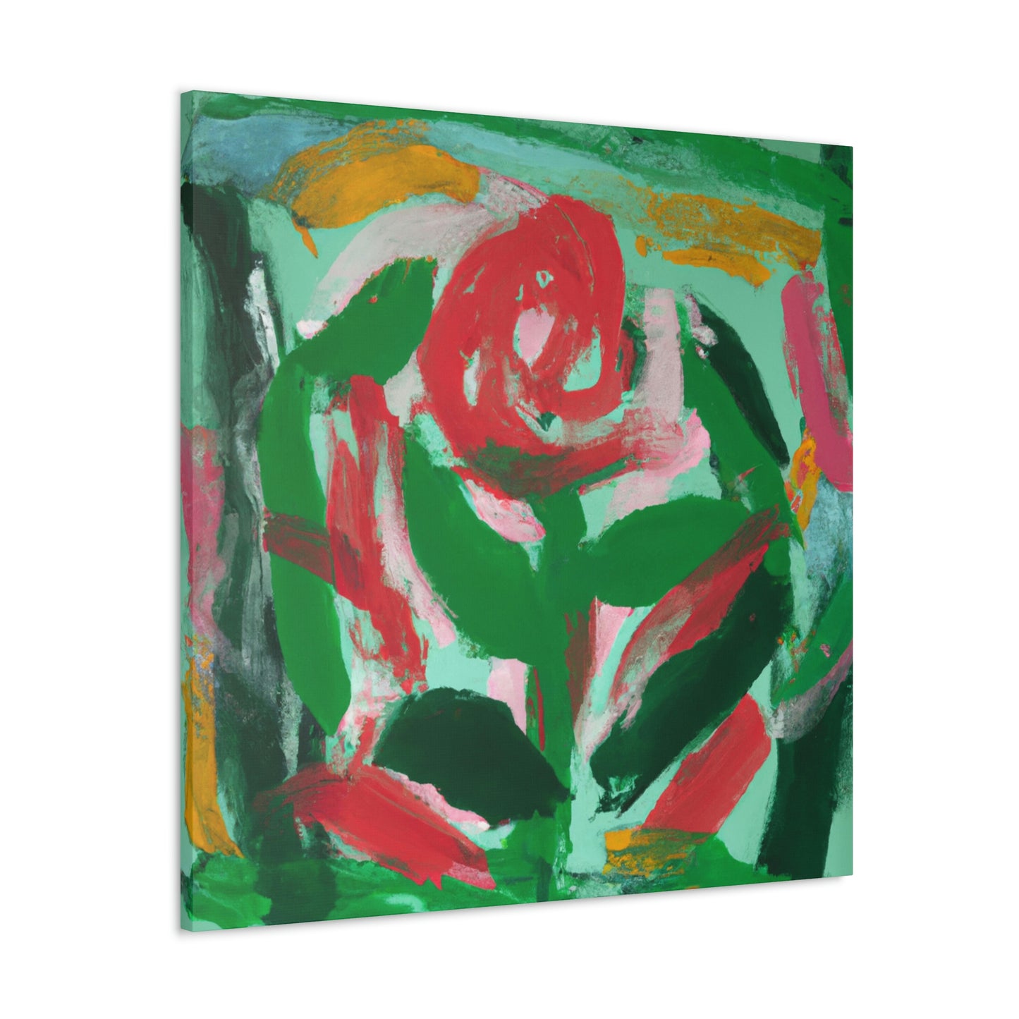 "Rose in Expressionism Era" - Canvas