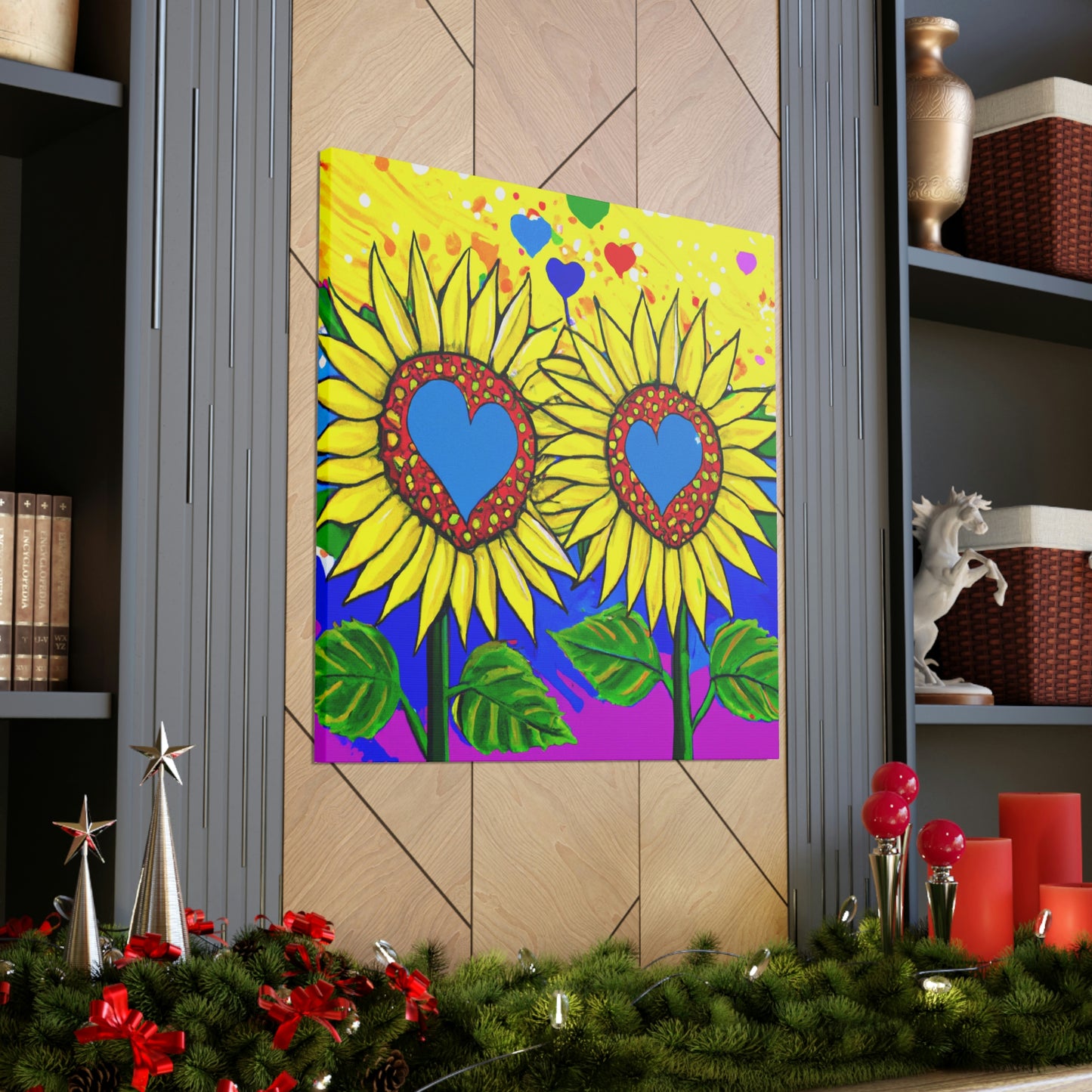 Love in Sunflowers - Canvas