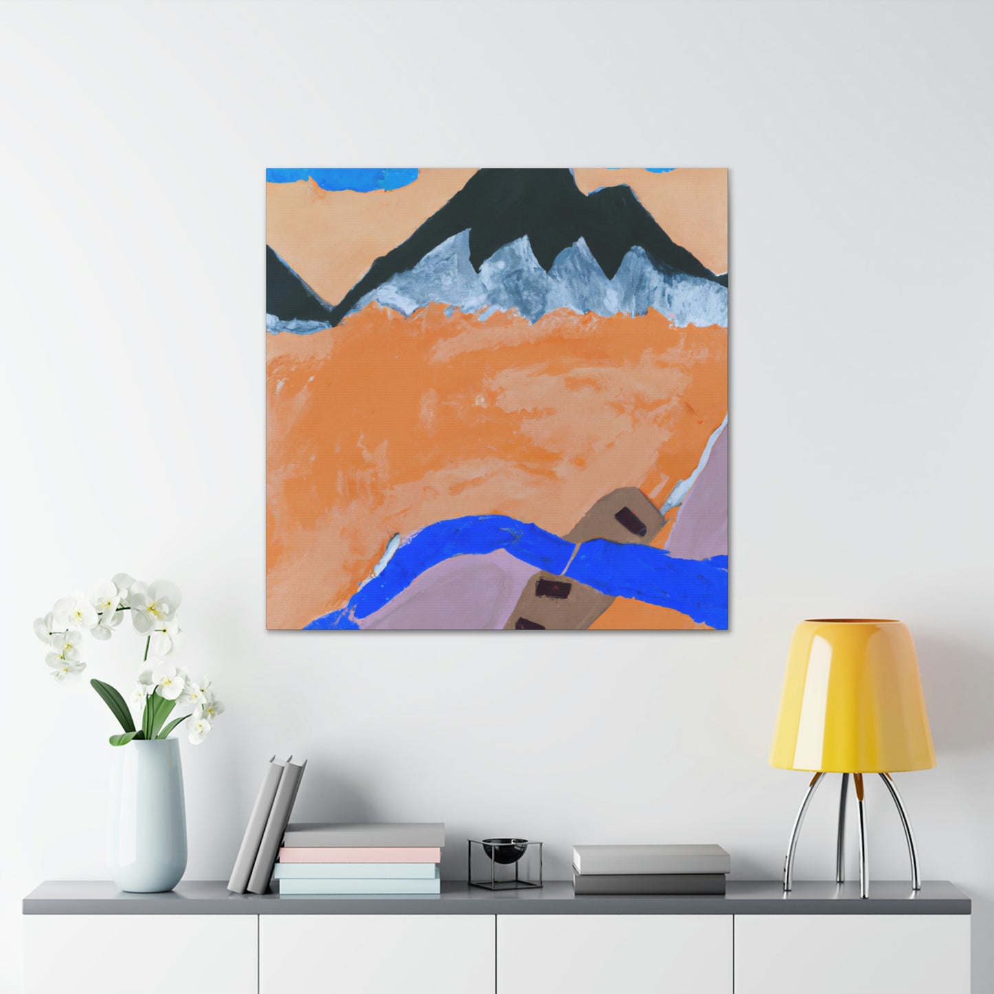 Mountain Majesty Ablaze - Canvas