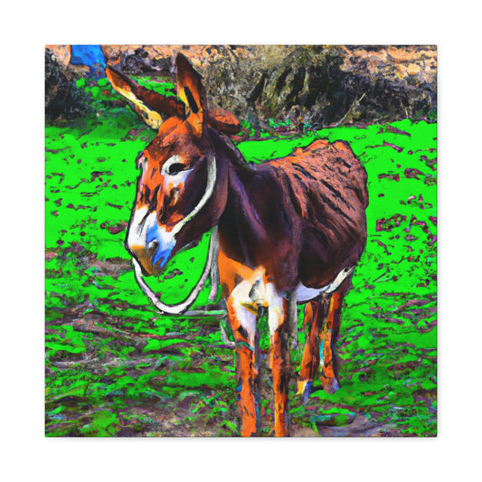 "Donkey's Digital Dreaming" - Canvas