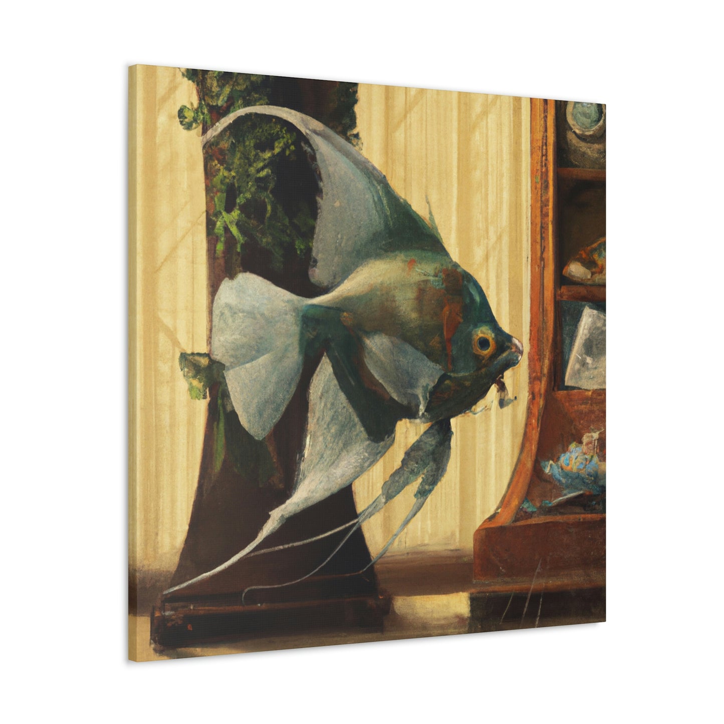 Ascend angelic fish - Canvas