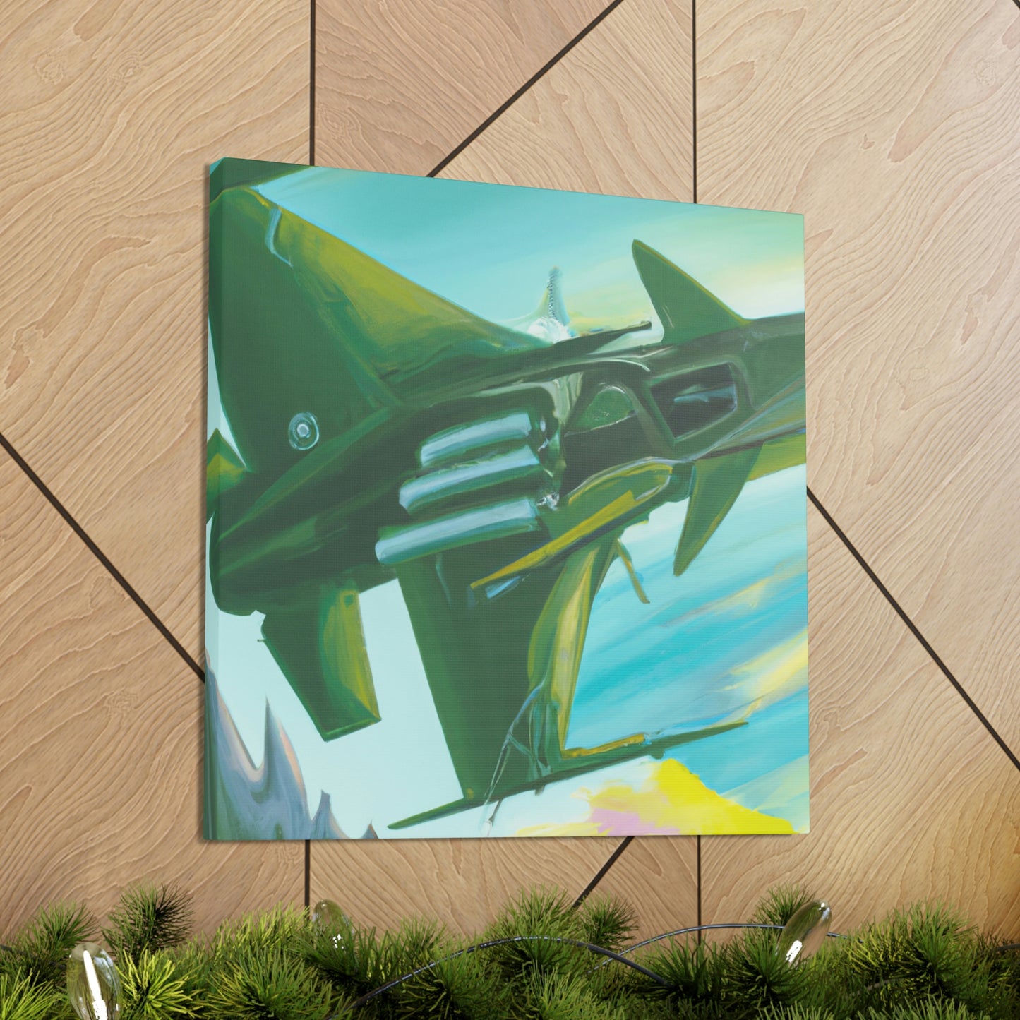 Jet Fighter Surrealism - Canvas