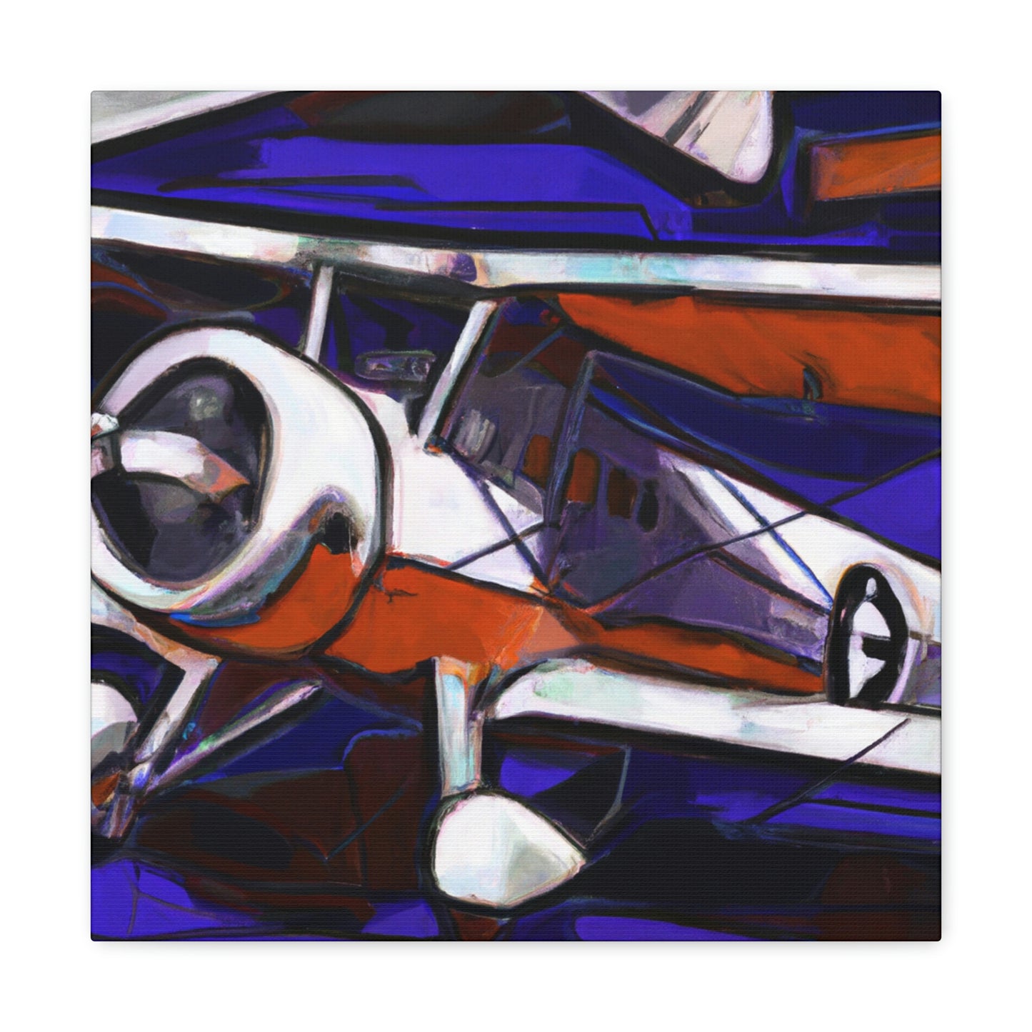 "Vintage Plane Flight" - Canvas