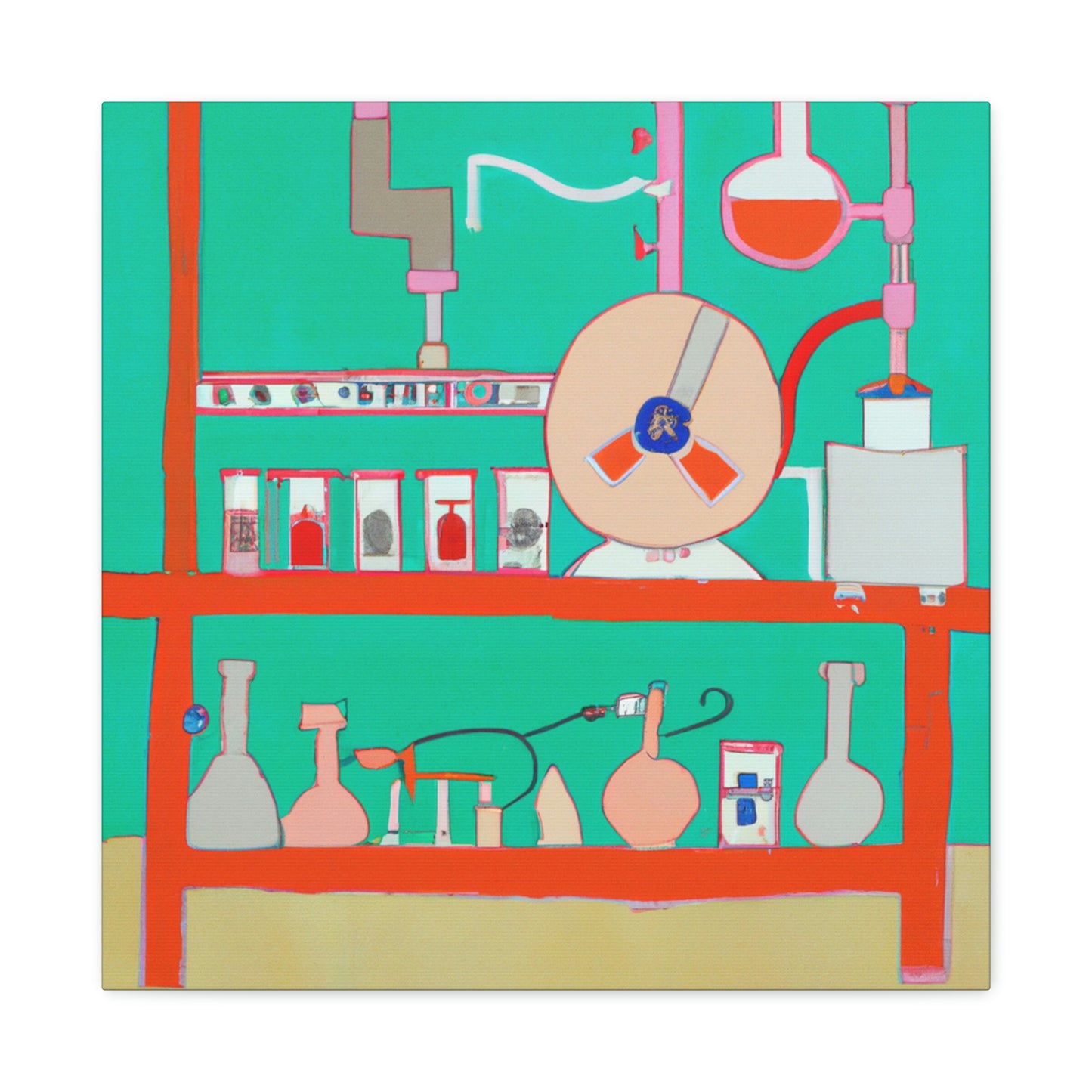 "A Laboratory Alchemy" - Canvas