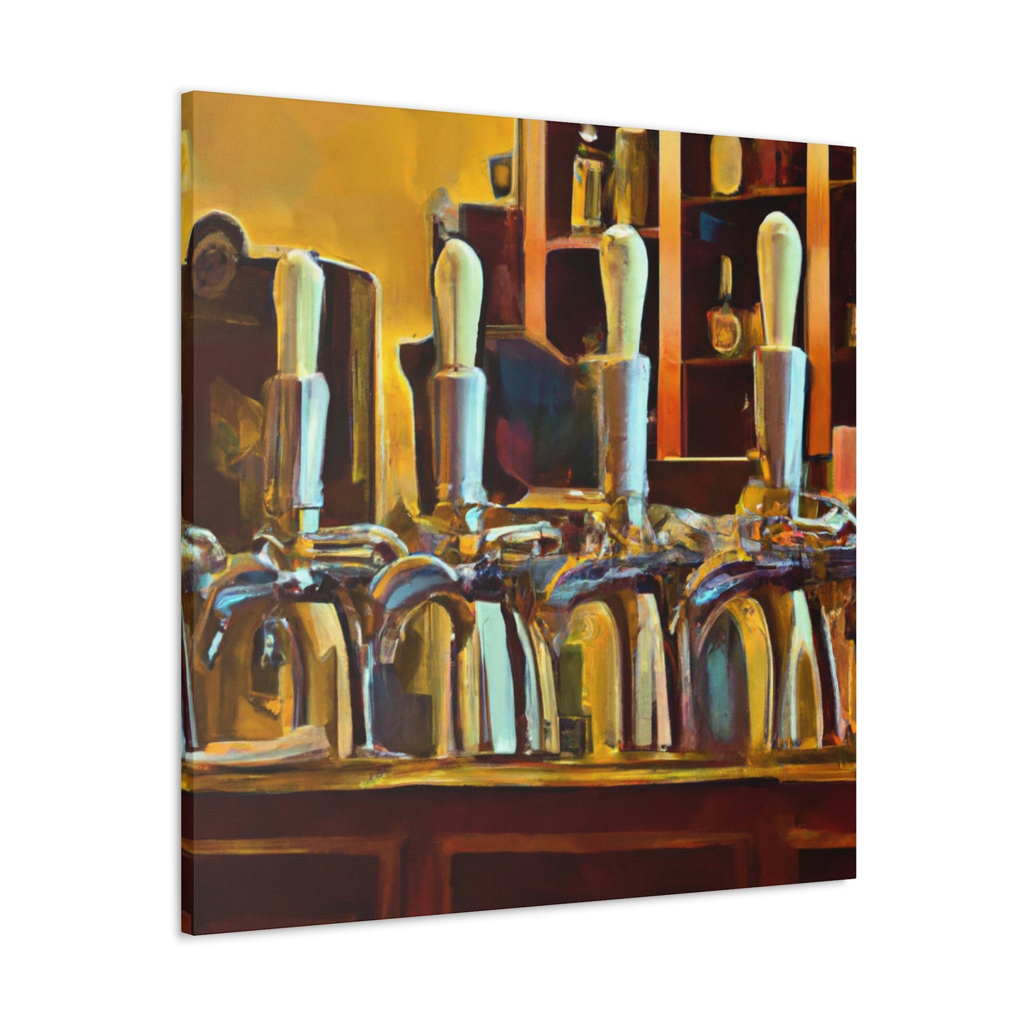 Bar Tap in Bloom - Canvas