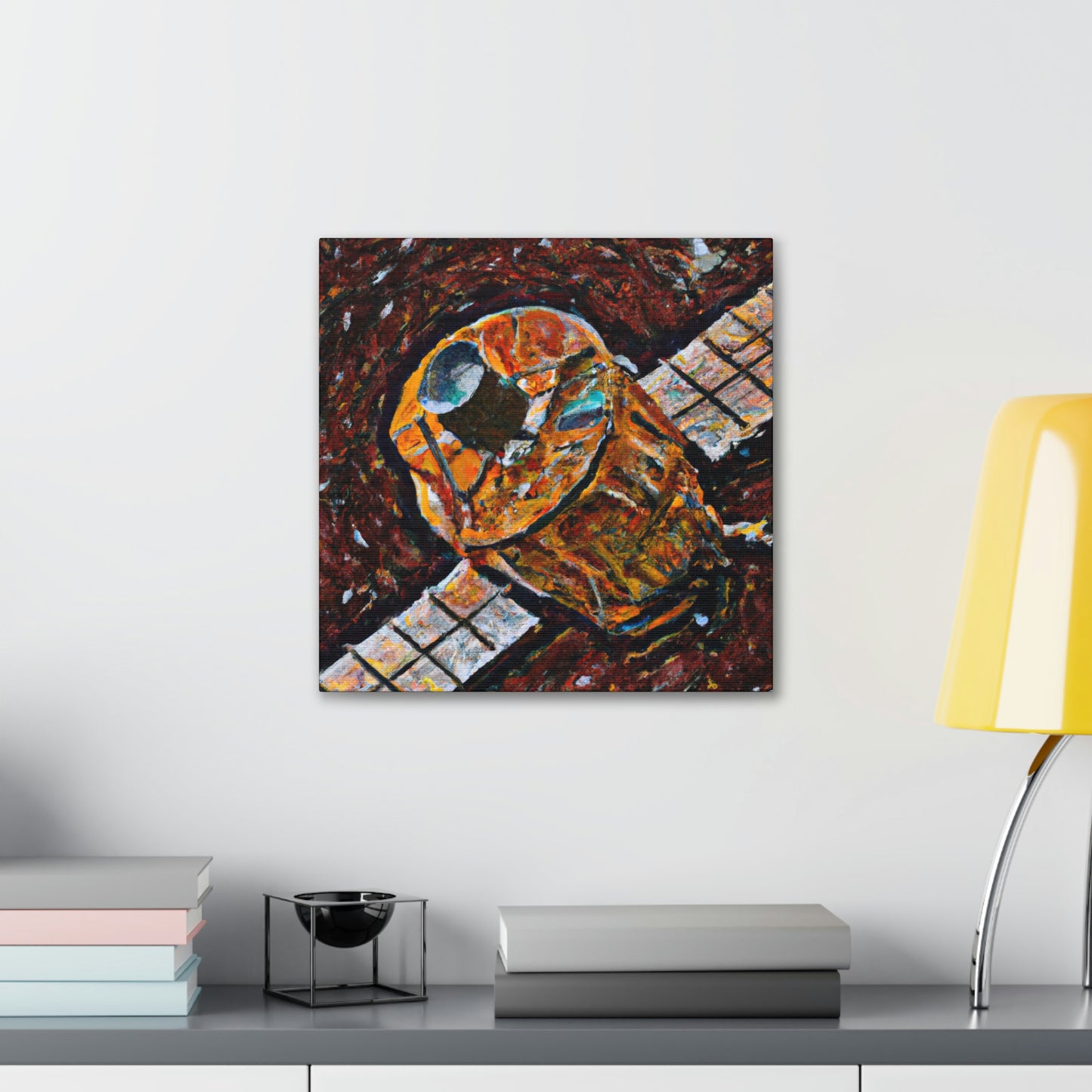 Satellite in Orbit Beauty - Canvas