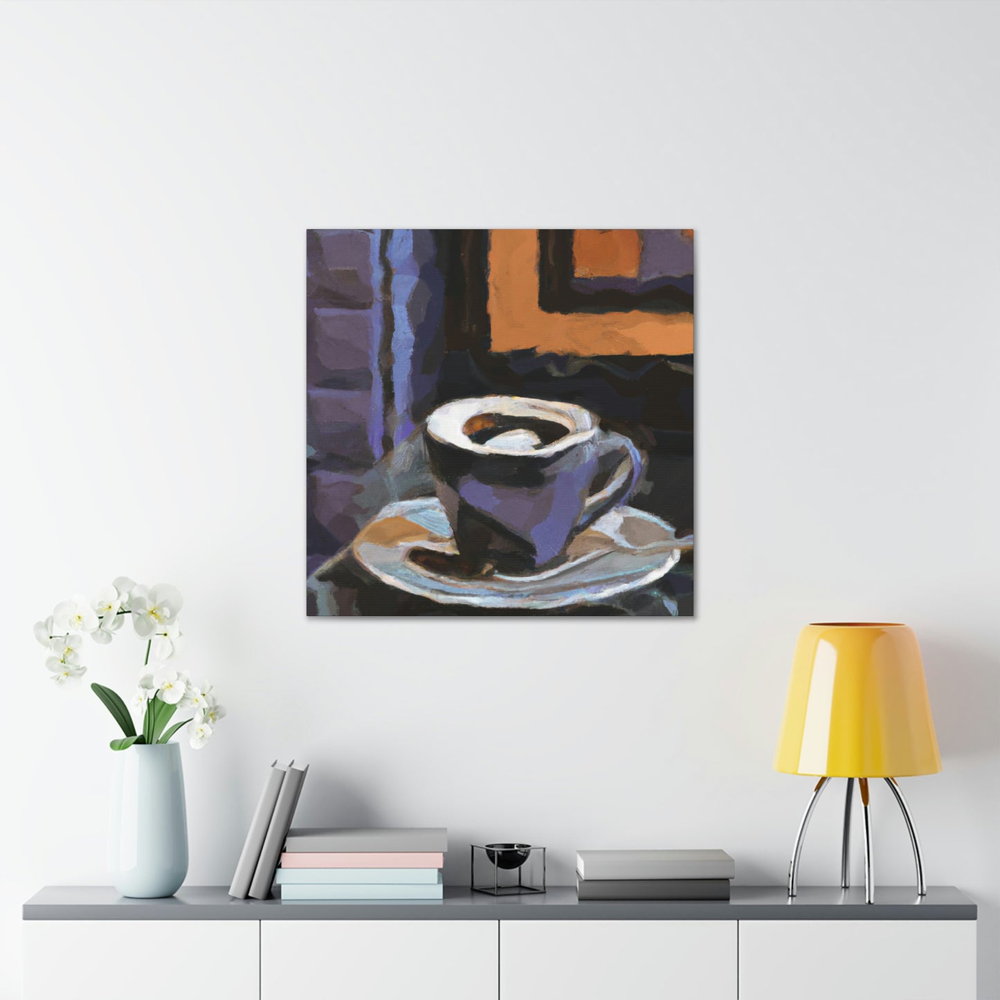 "Cup of Morning Bliss" - Canvas