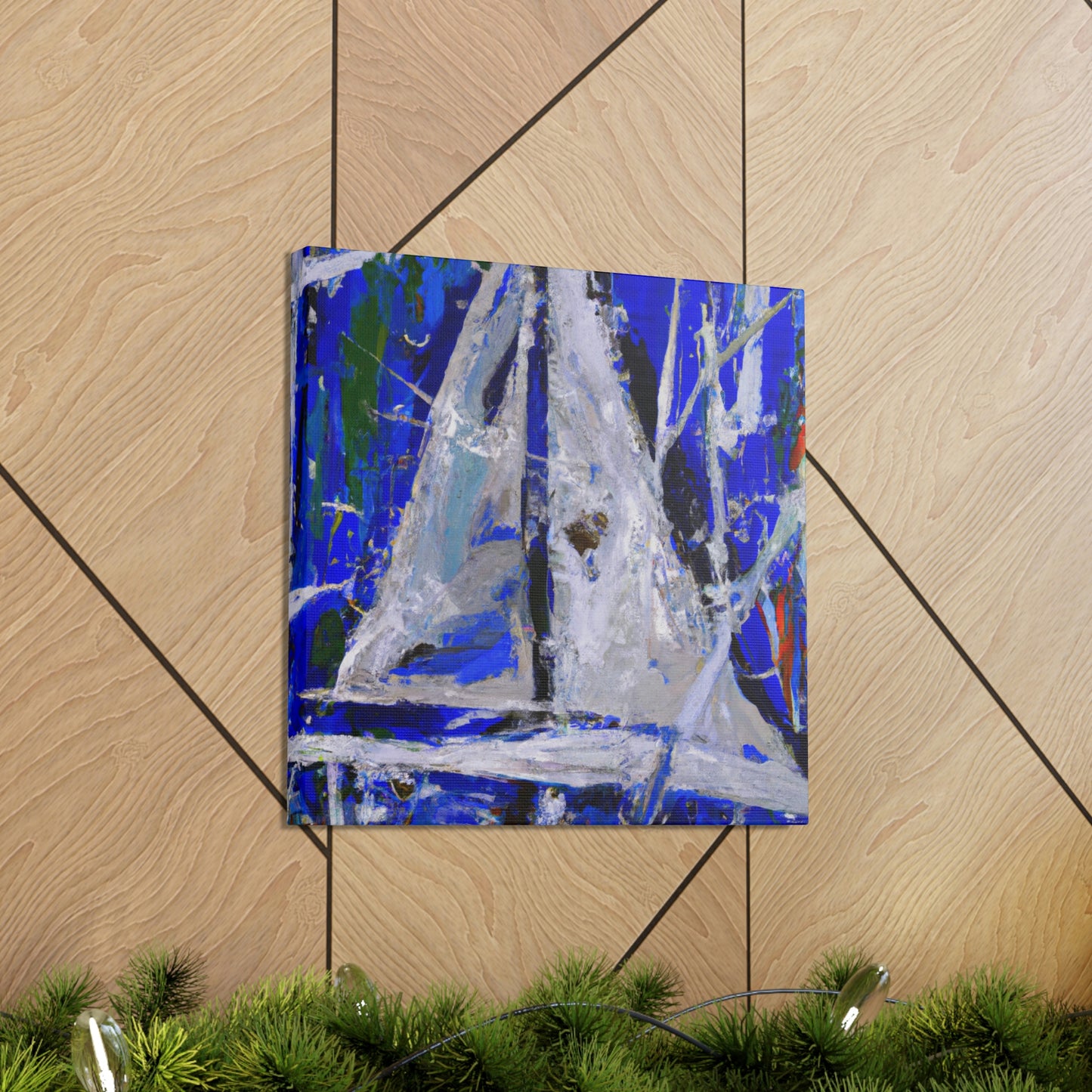 "Yacht on a Wave" - Canvas