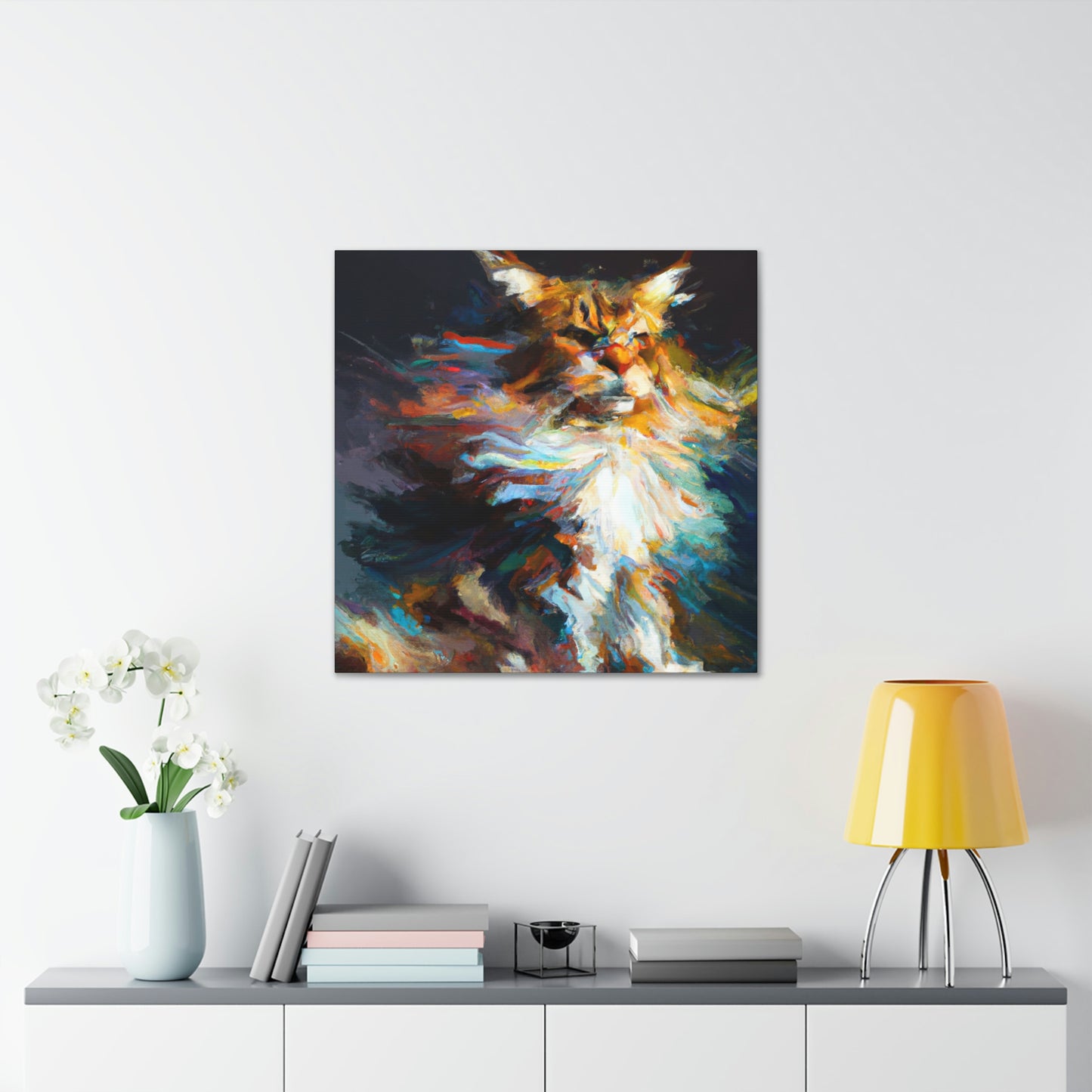 Maine Coon Mystique. - Canvas