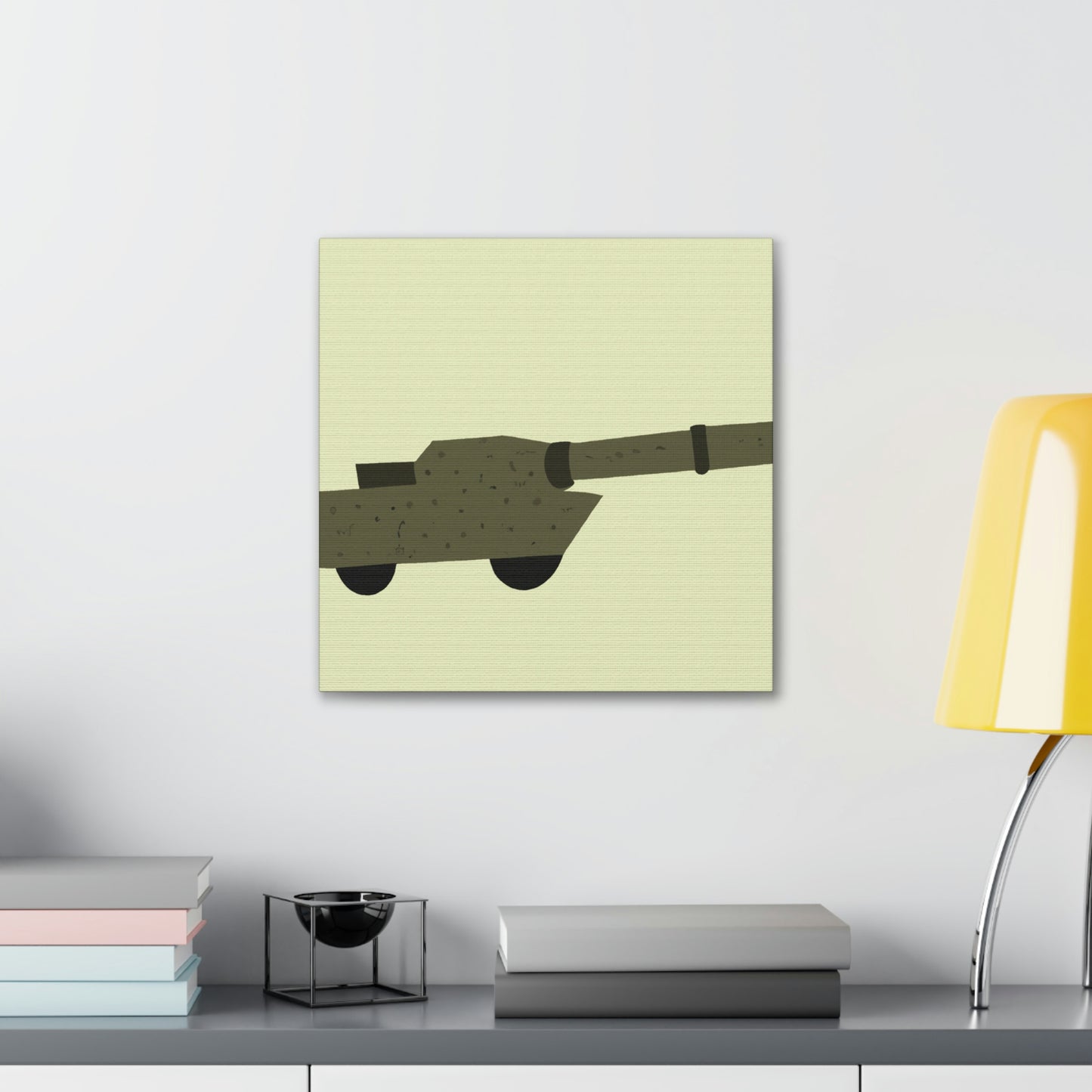 "Gun Minimalism Tranquility" - Canvas