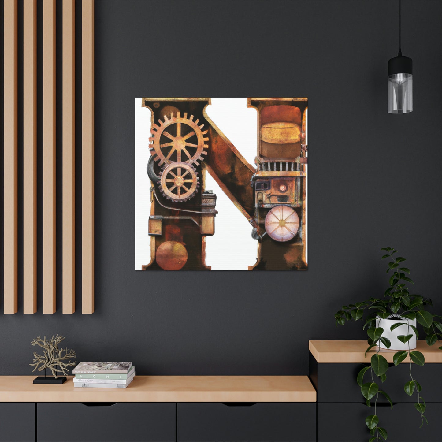 Steampunk Time Machine - Canvas