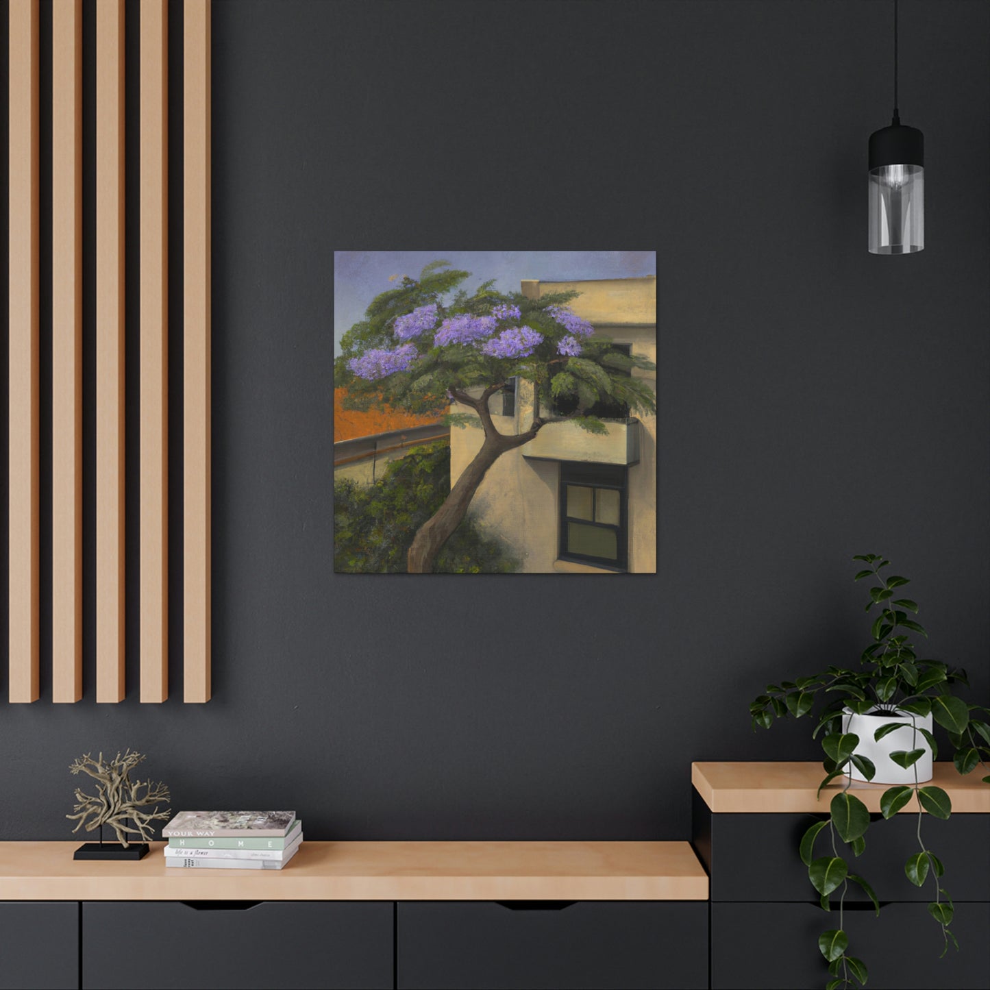 Jacaranda in Expressionism - Canvas