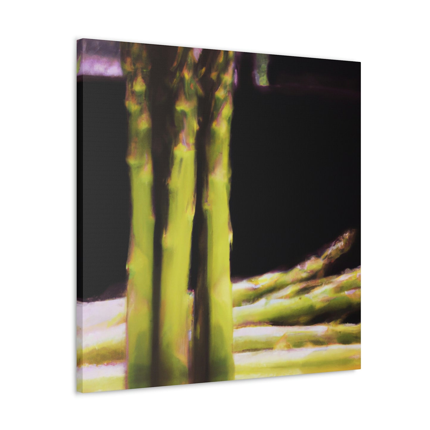 "Asparagus Aesthetic Abstract" - Canvas