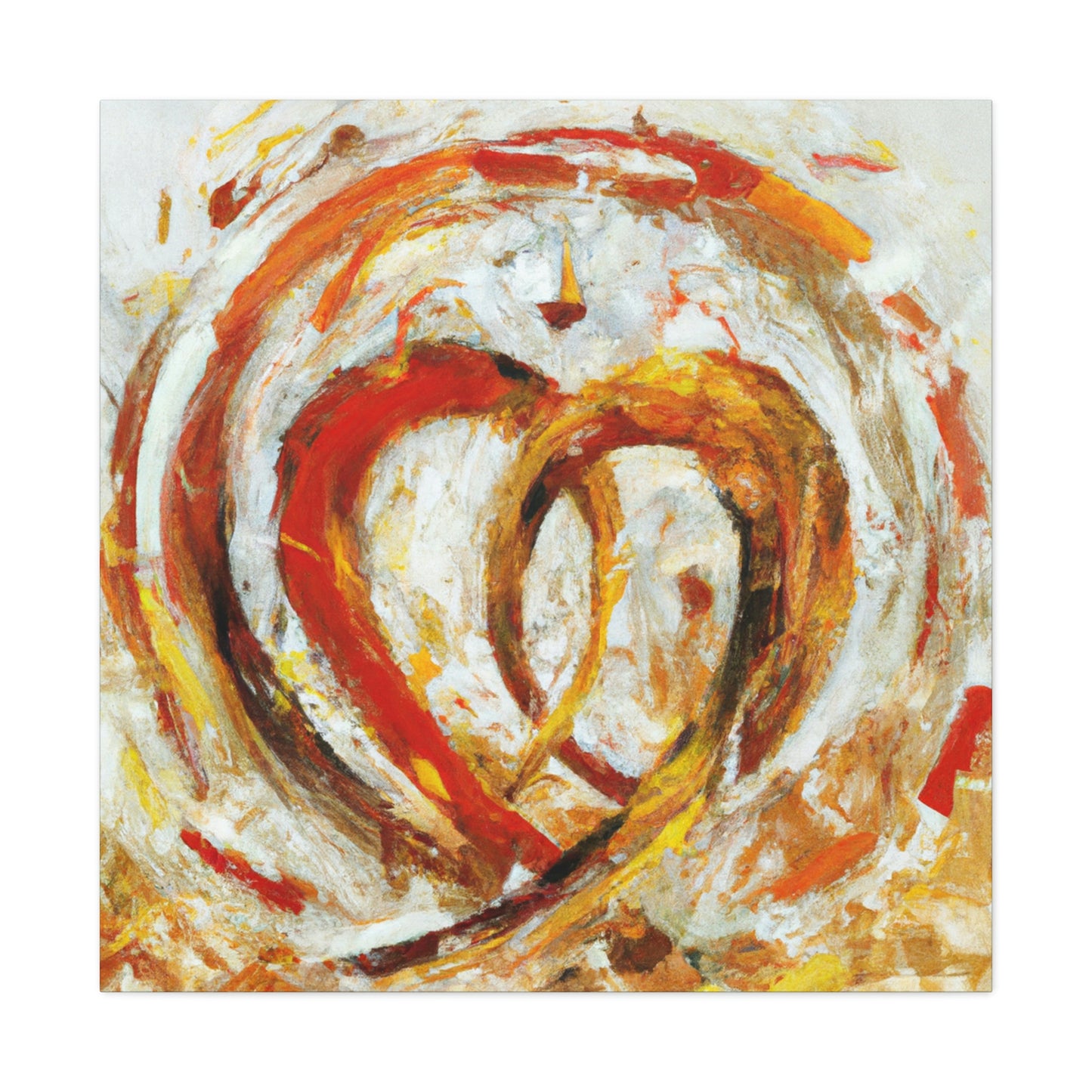 Wedding Rings Abstraction - Canvas