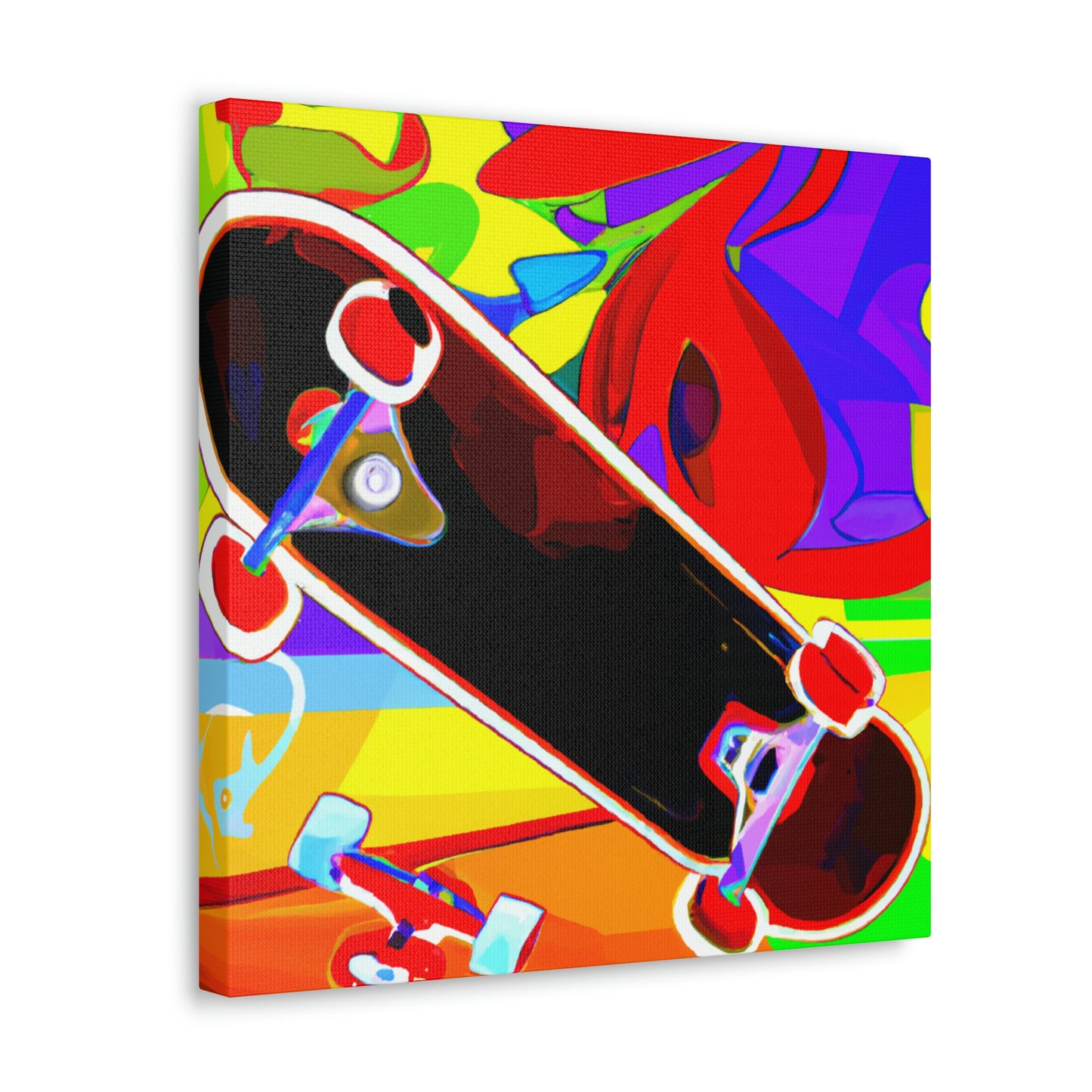 Skateboarding Expressionism - Canvas